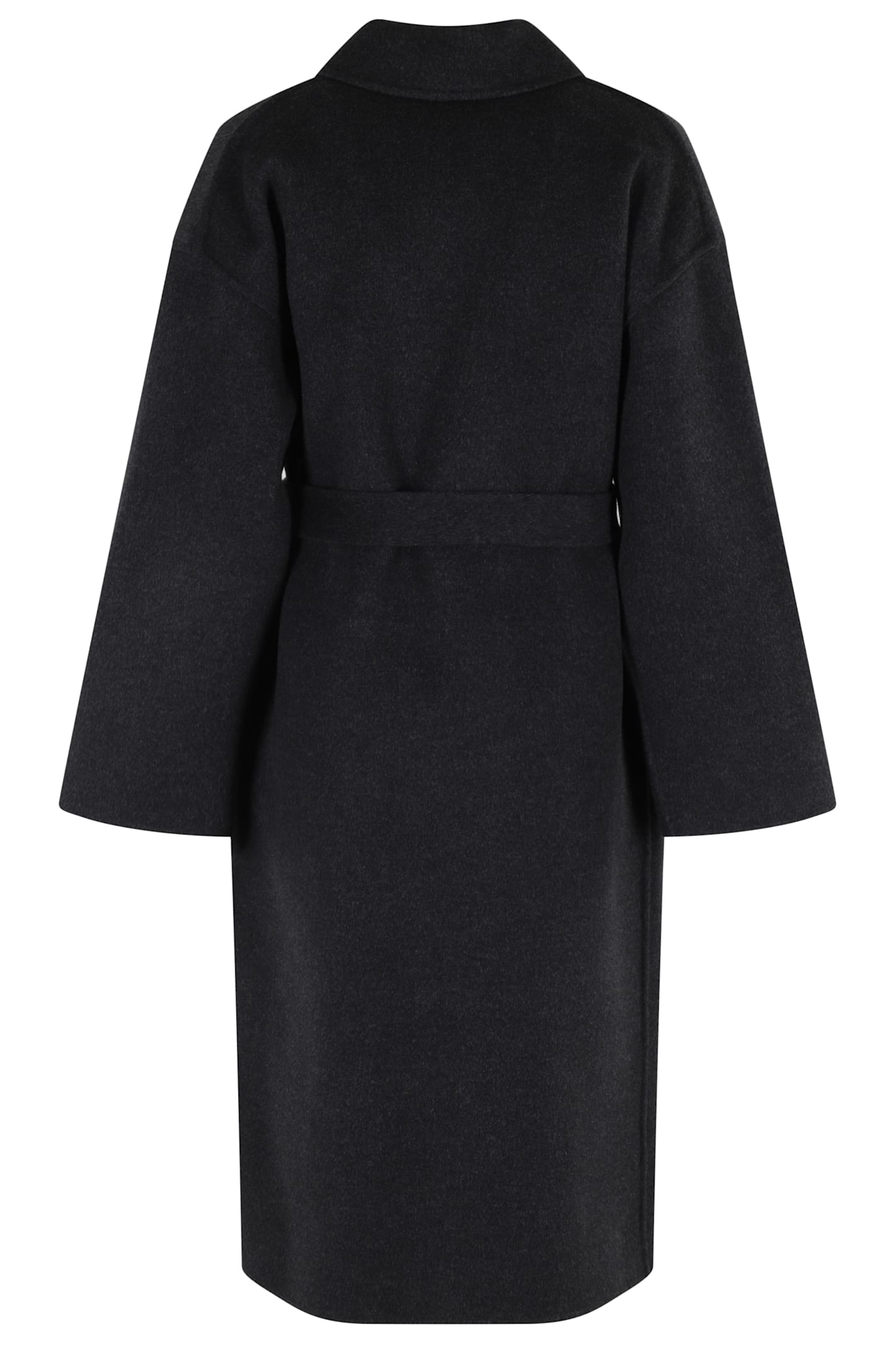 Semicouture Semi Couture Double-breasted Alice Coat With Notched Collar In Black