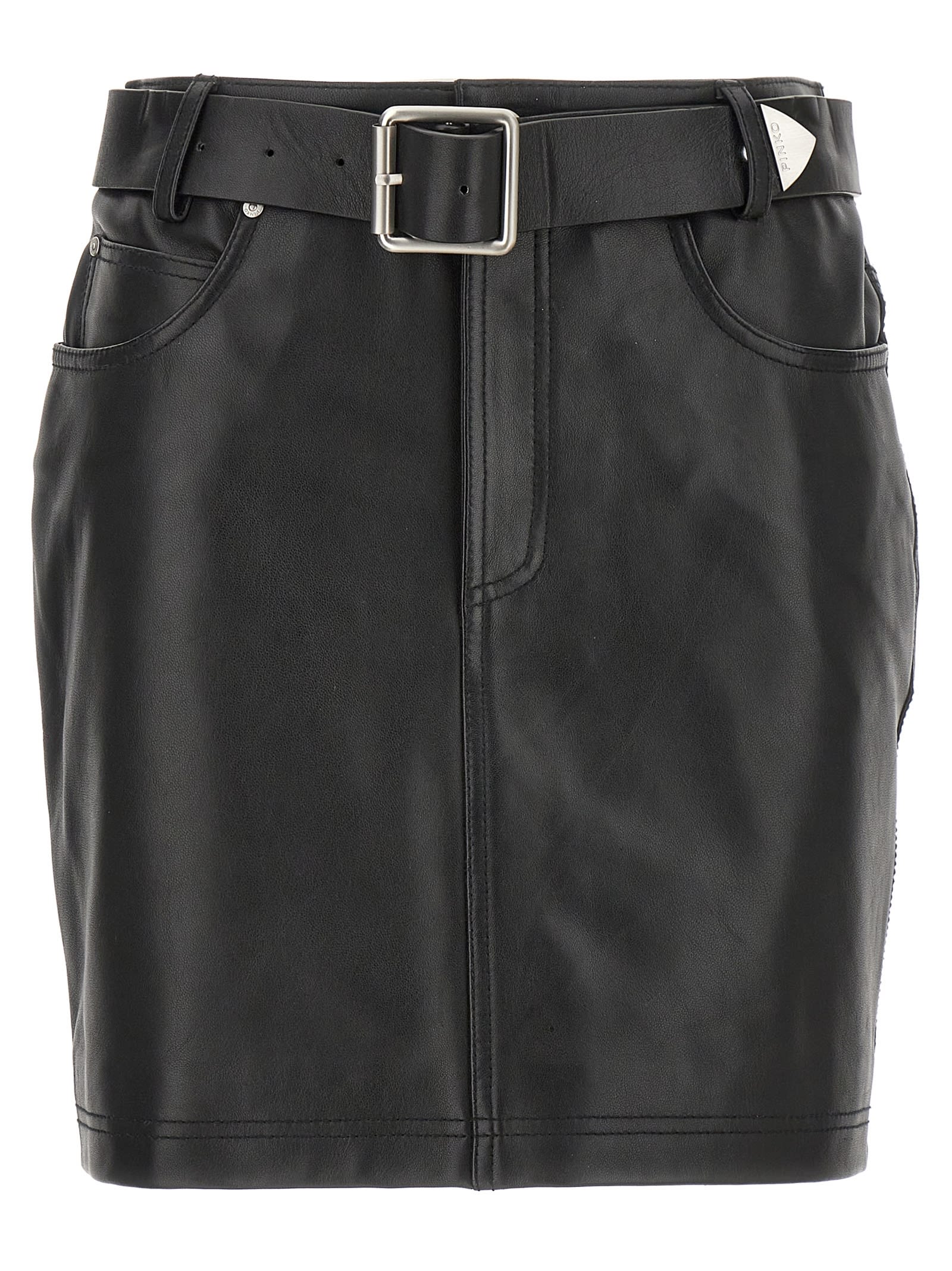 Shop Pinko Grenada Skirt In Black