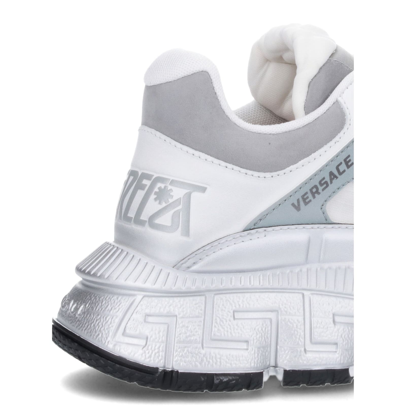 Shop Versace Trigreca Sneakers In White