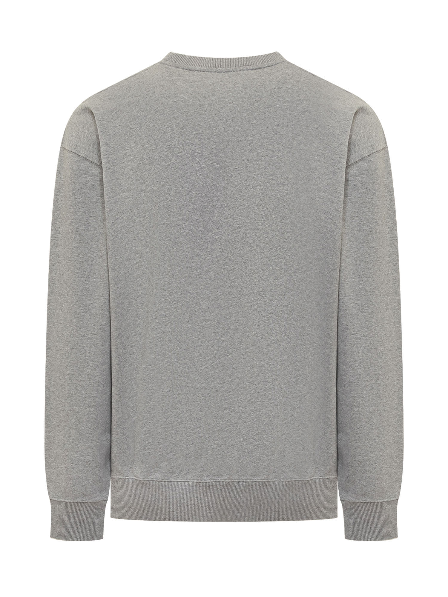 Shop Jw Anderson Jw Puffin Sweatshirt In Mid Grey Melange