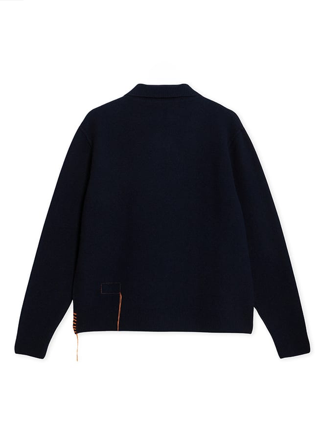 Shop Fortela Woven Wool Zippered Sweatshirt In Arm