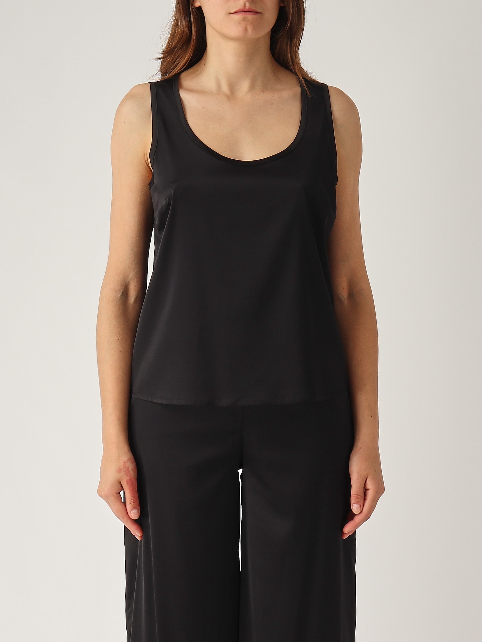 Gran Sasso Canotta Basico Top-wear In Black
