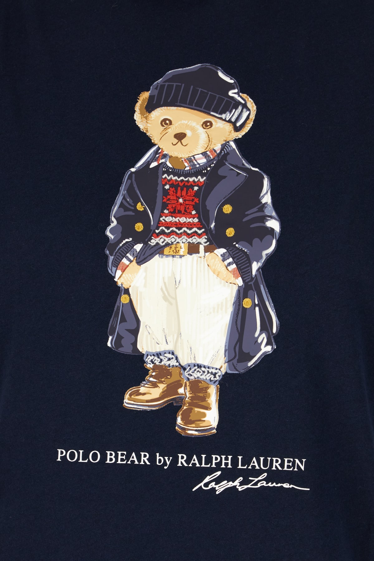 POLO RALPH LAUREN MIDNIGHT BLUE COTTON T-SHIRT 