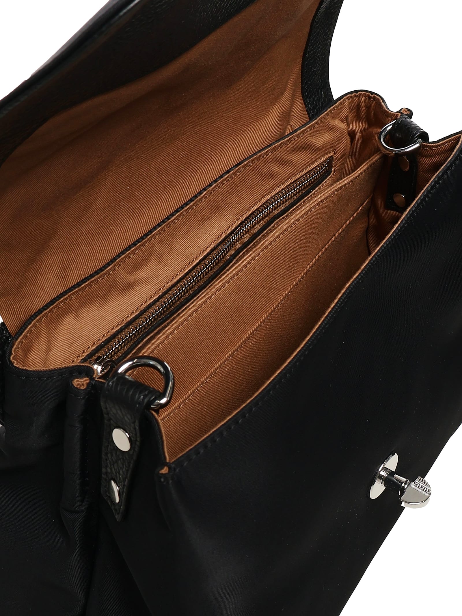 Zanellato Tokio Small Messenger Bag In Black