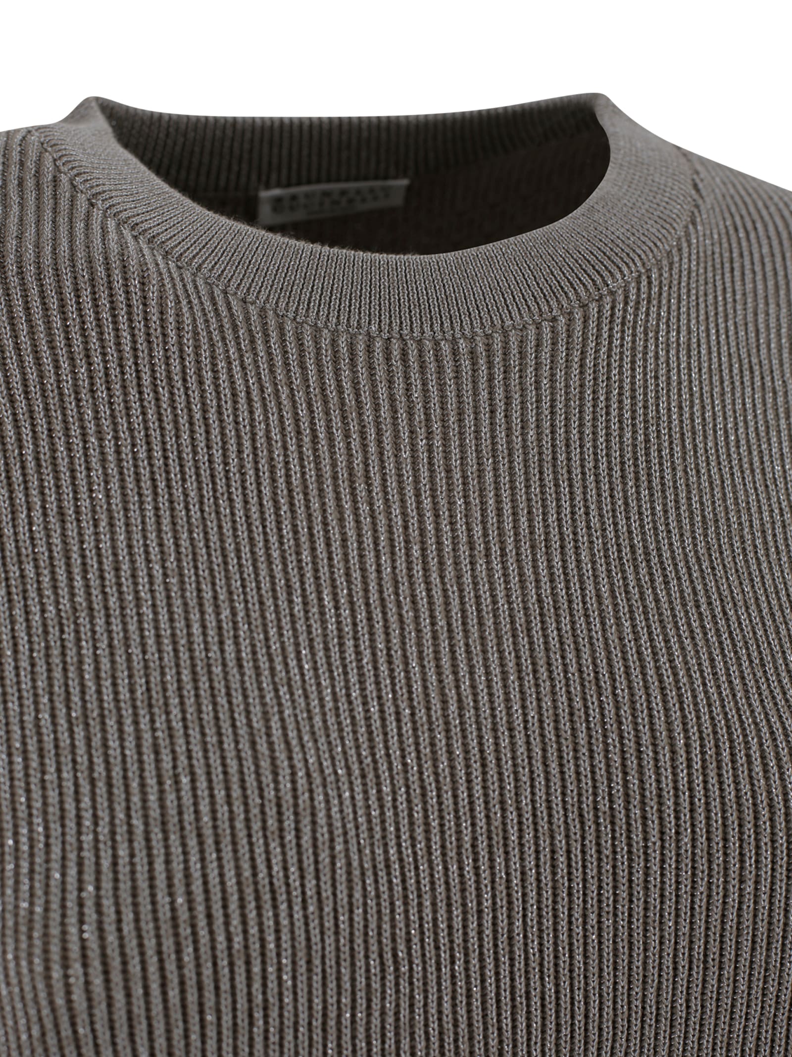 Brunello Cucinelli Vanisé Jersey In Silver