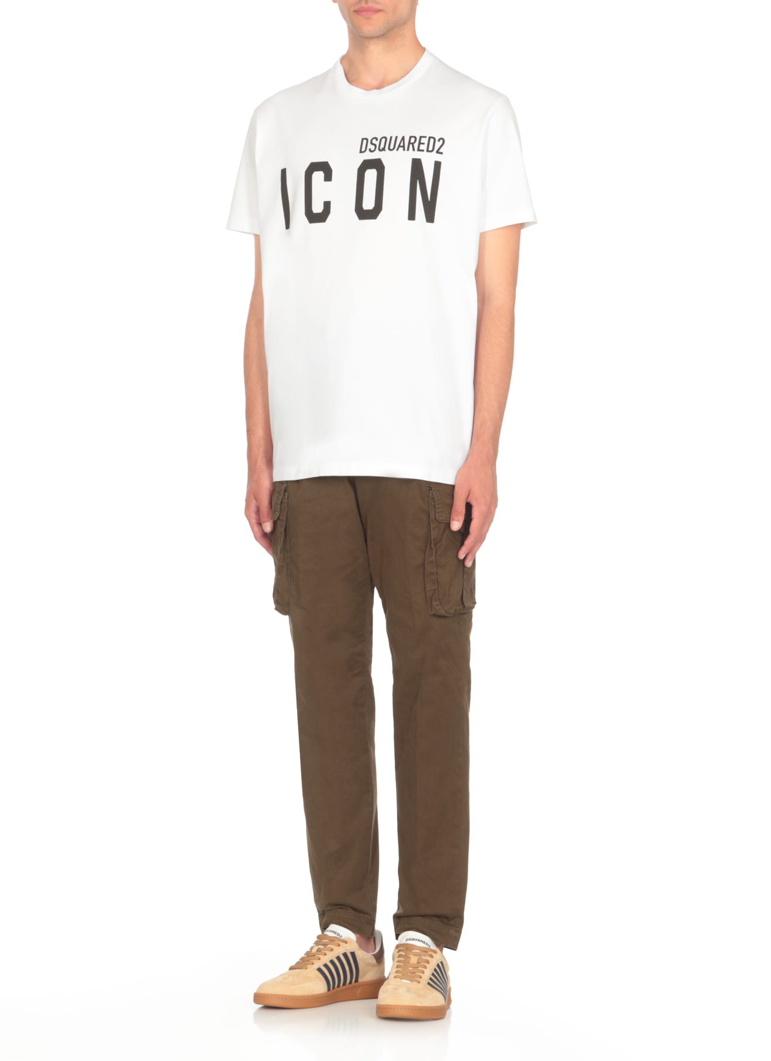 DSQUARED2 LOGO PRINT T-SHIRT