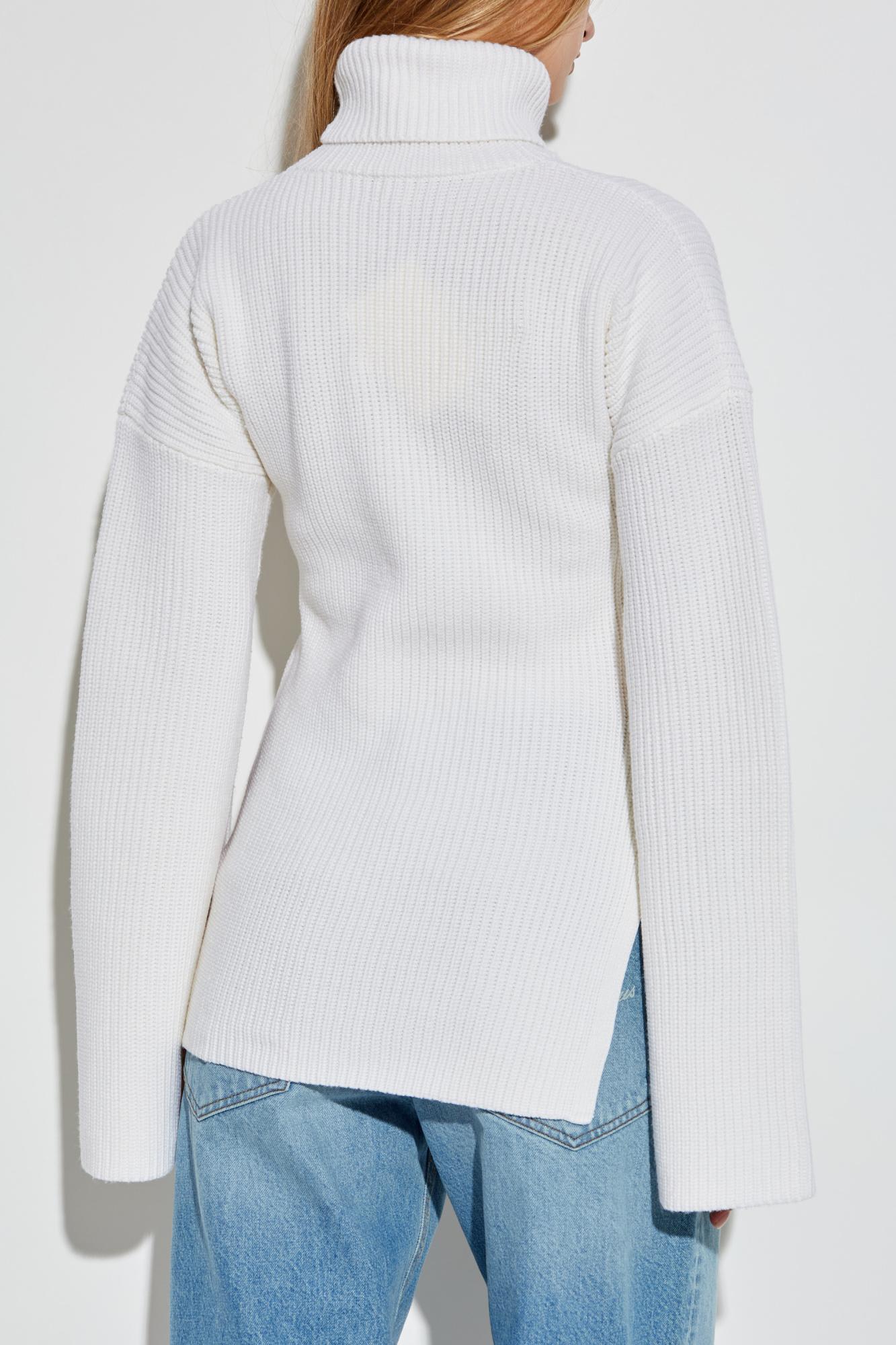 Totême Toteme Wool Turtleneck In White