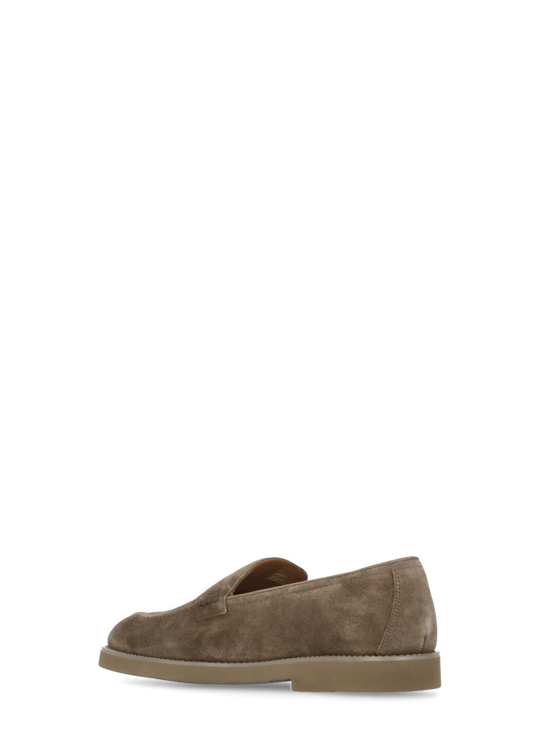 Doucal's Brown Suede Leather Loafers