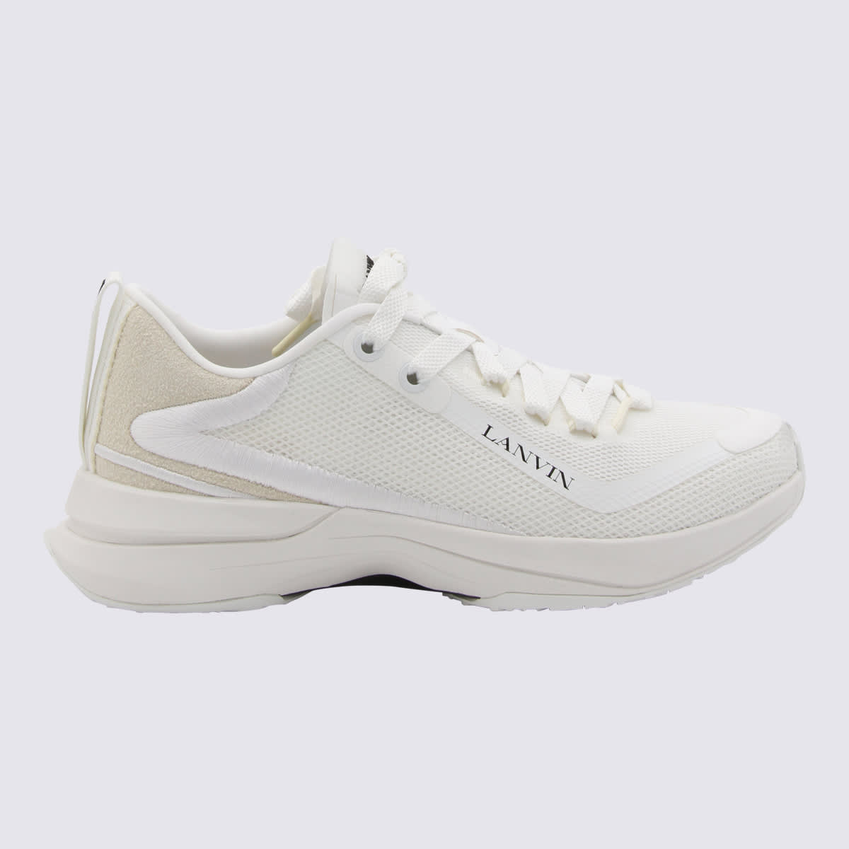 Lanvin White Leather Trainers