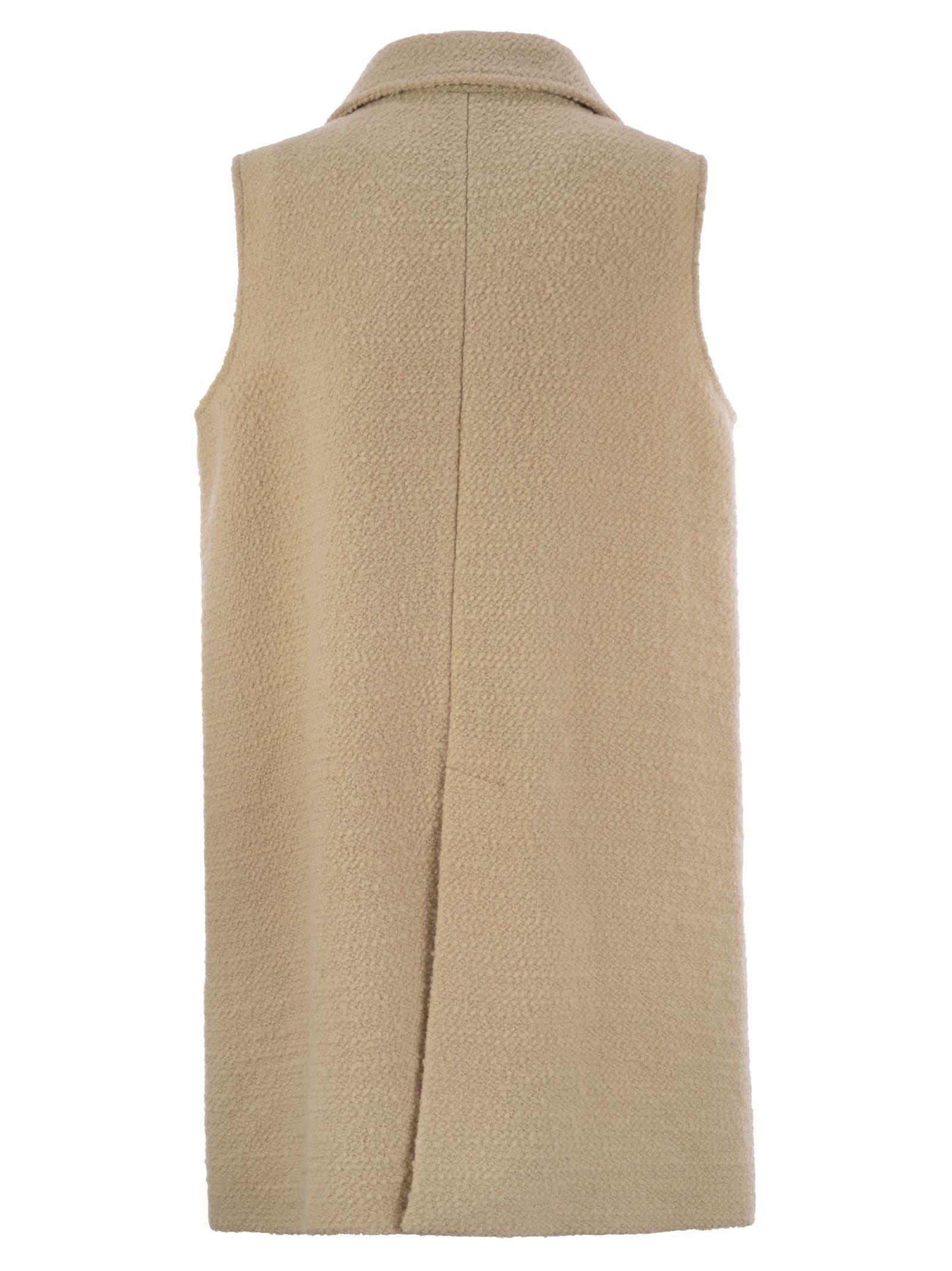 Fay 3 Ganci Lined Waistcoat In Beige