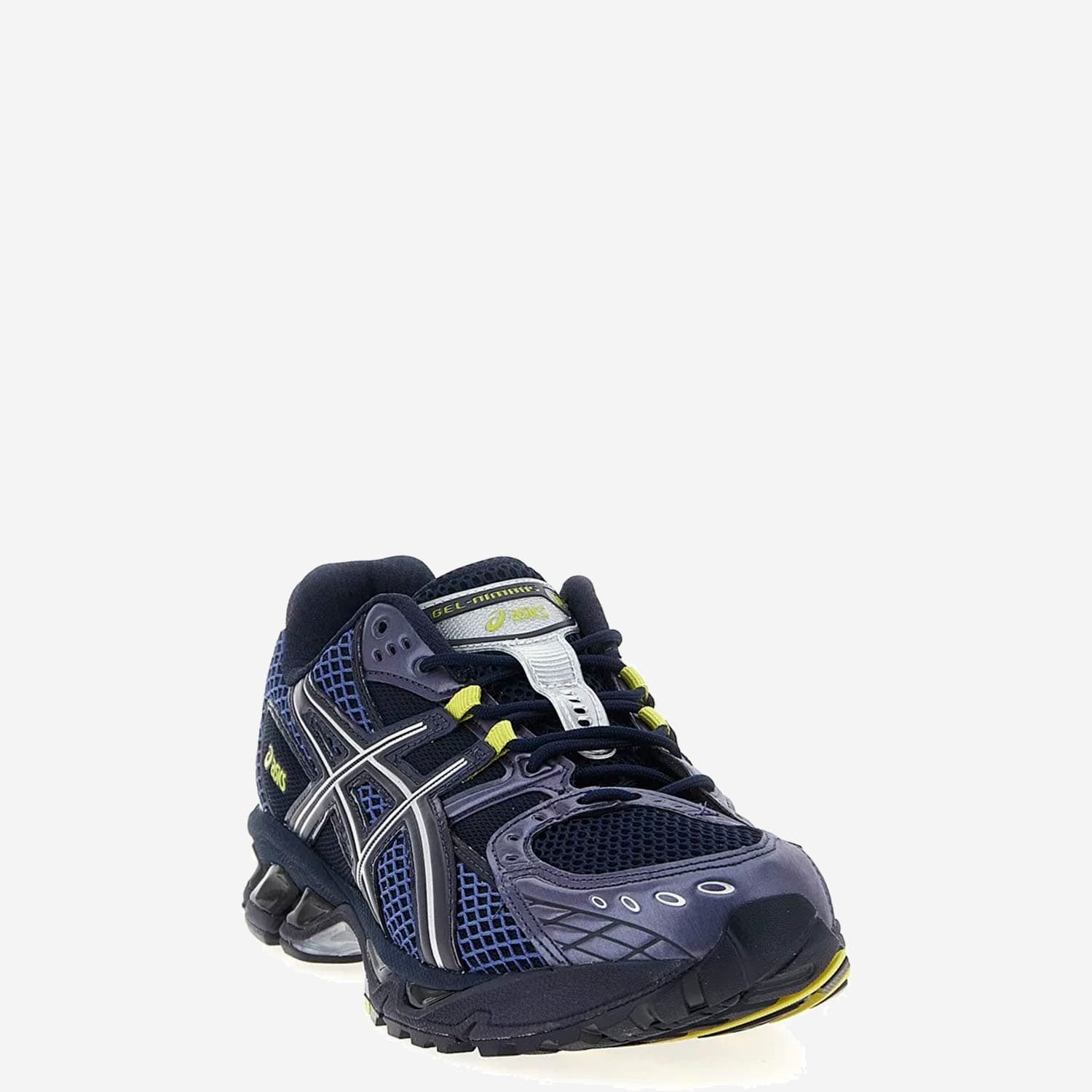 Asics Breathable Design Mesh Upper Sneakers In Blue