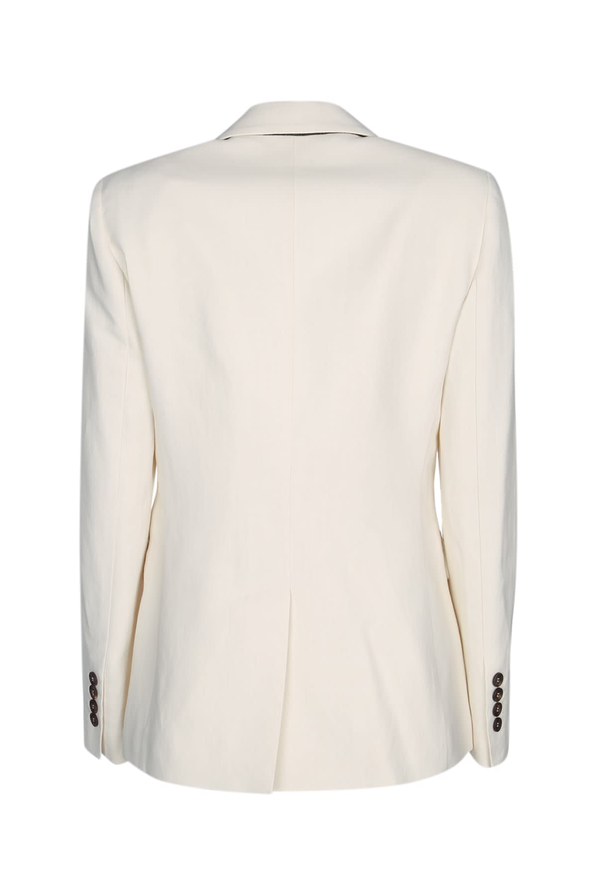 Brunello Cucinelli Ribbed Single-breasted Blazer In C9002