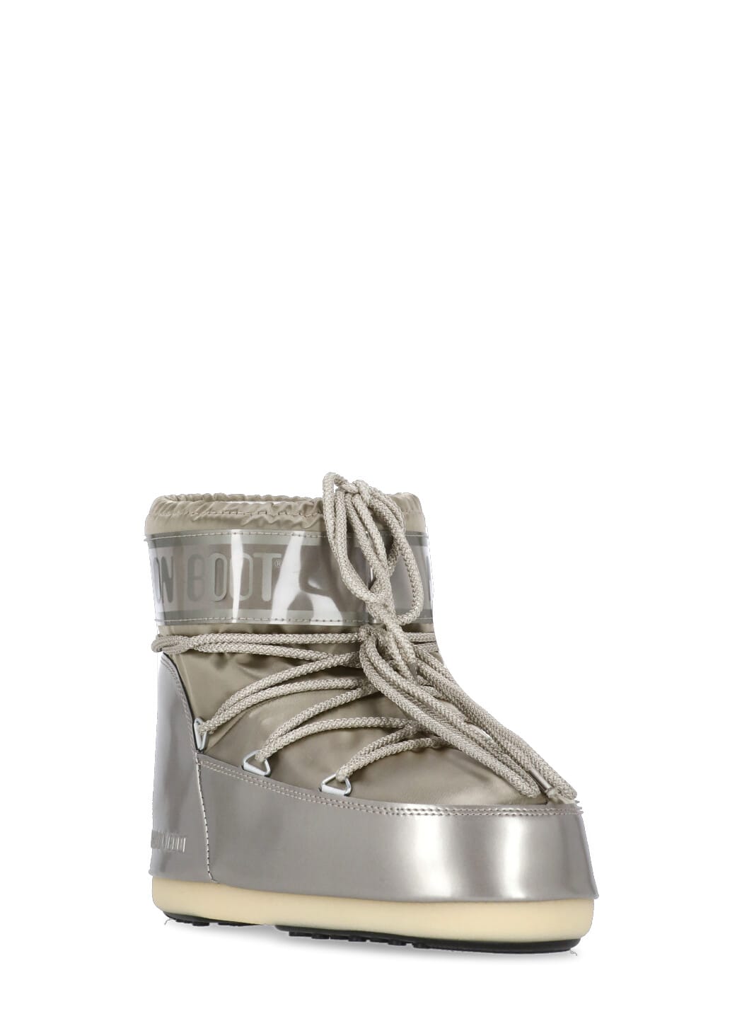 Shop Moon Boot Icon Low Glance Ankle Boots In Golden