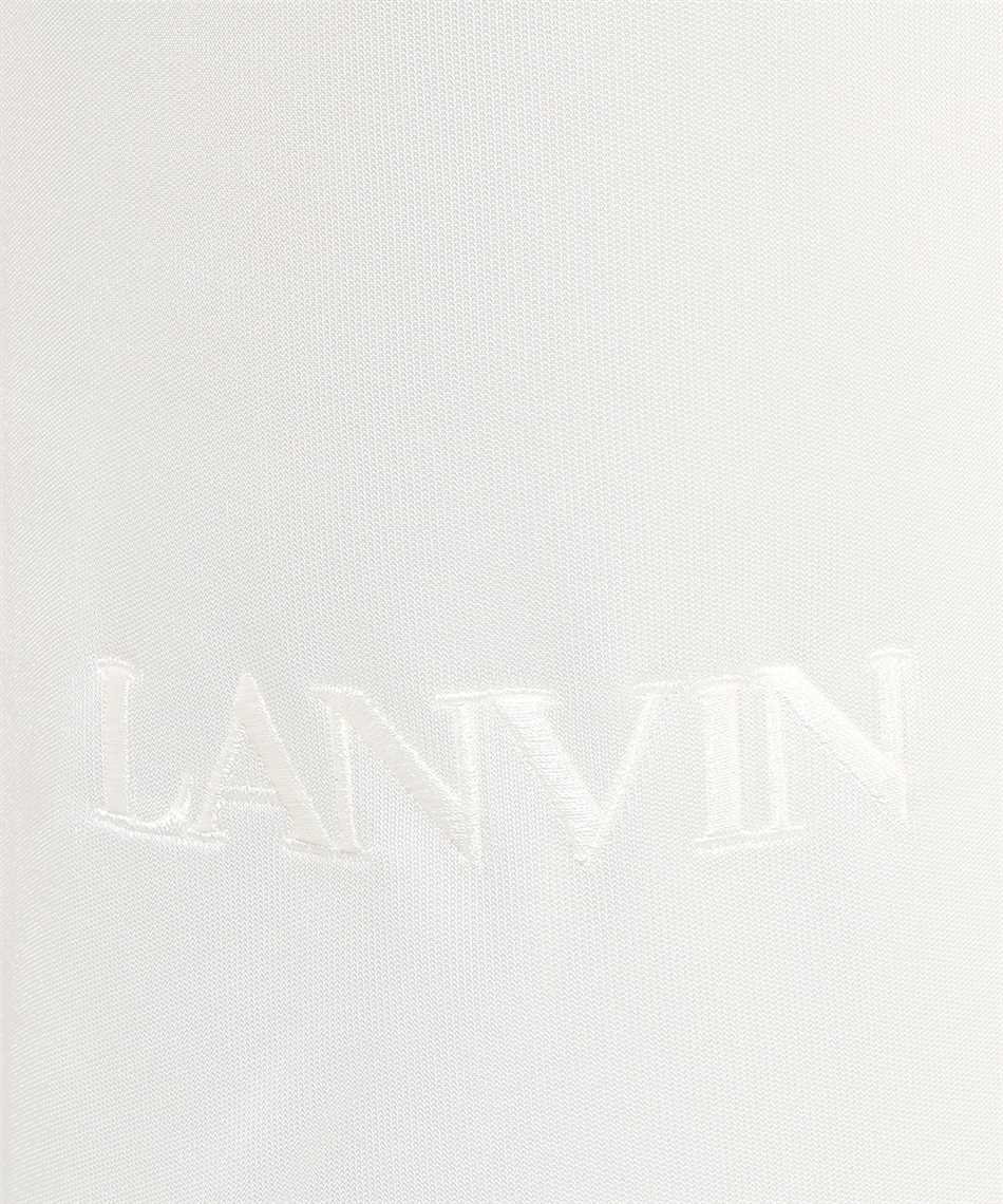 Lanvin Stretch Viscose Trousers With Flared Hem In White