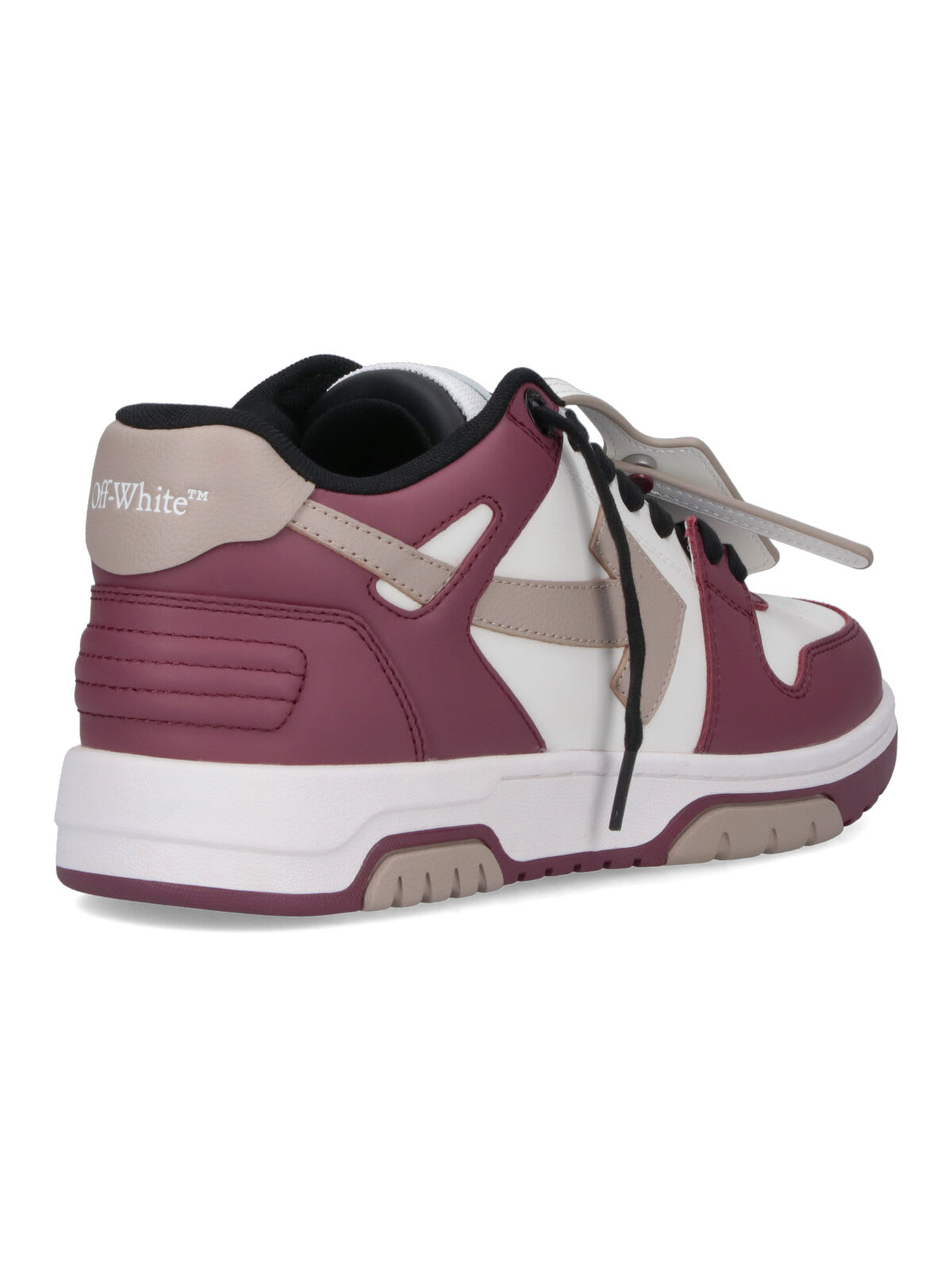 Off-white Out Of Office Tricolor White Burgundy In Multi