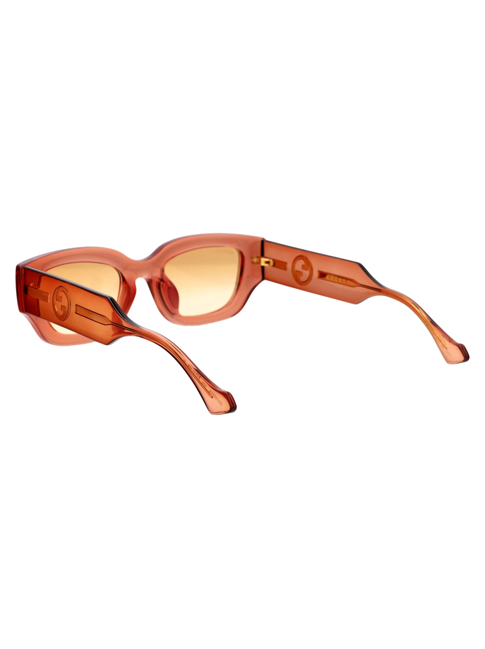 Shop Gucci Gg1558sk Sunglasses In 004 Brown Brown Orange