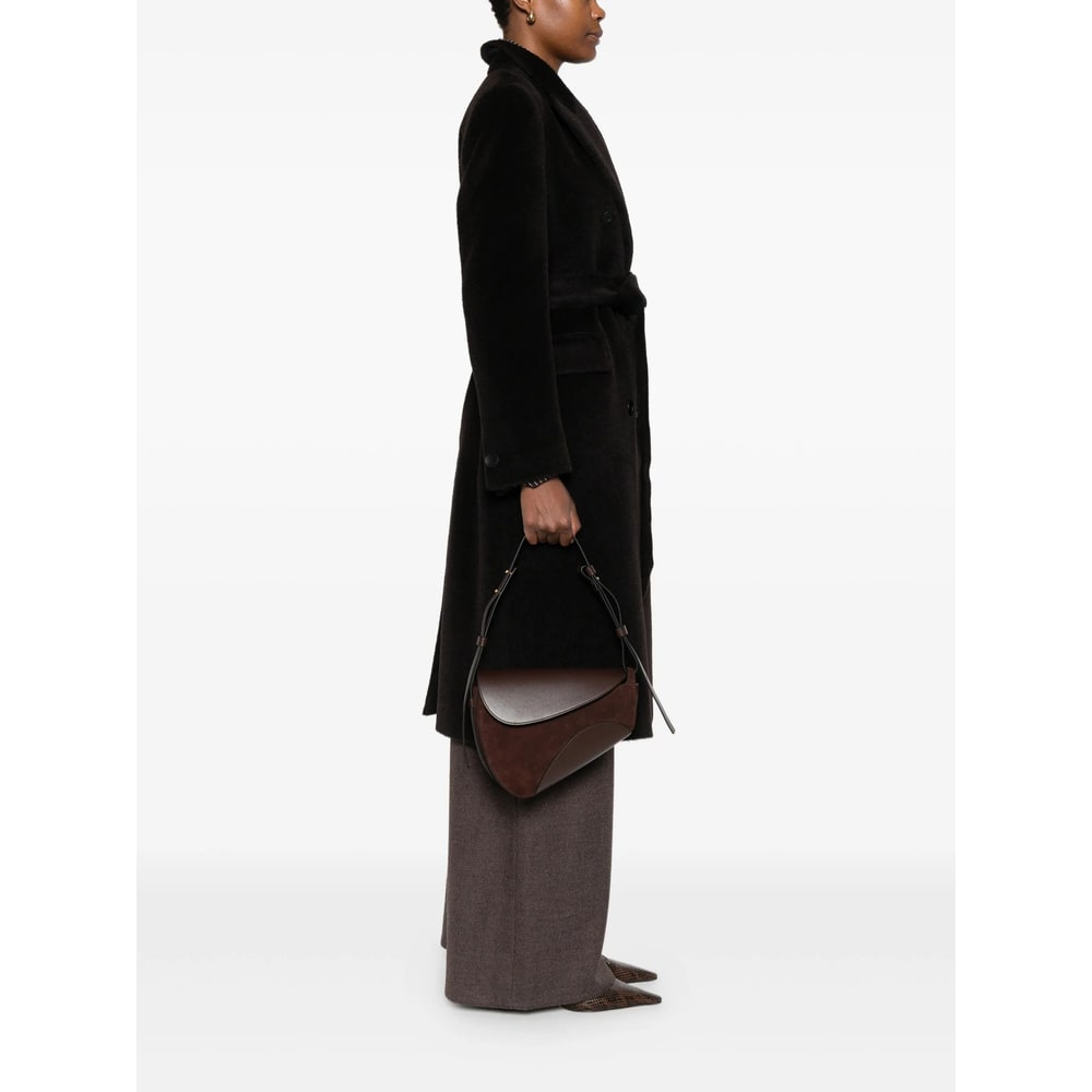 Neous Leather Shoulder Bag In Brown