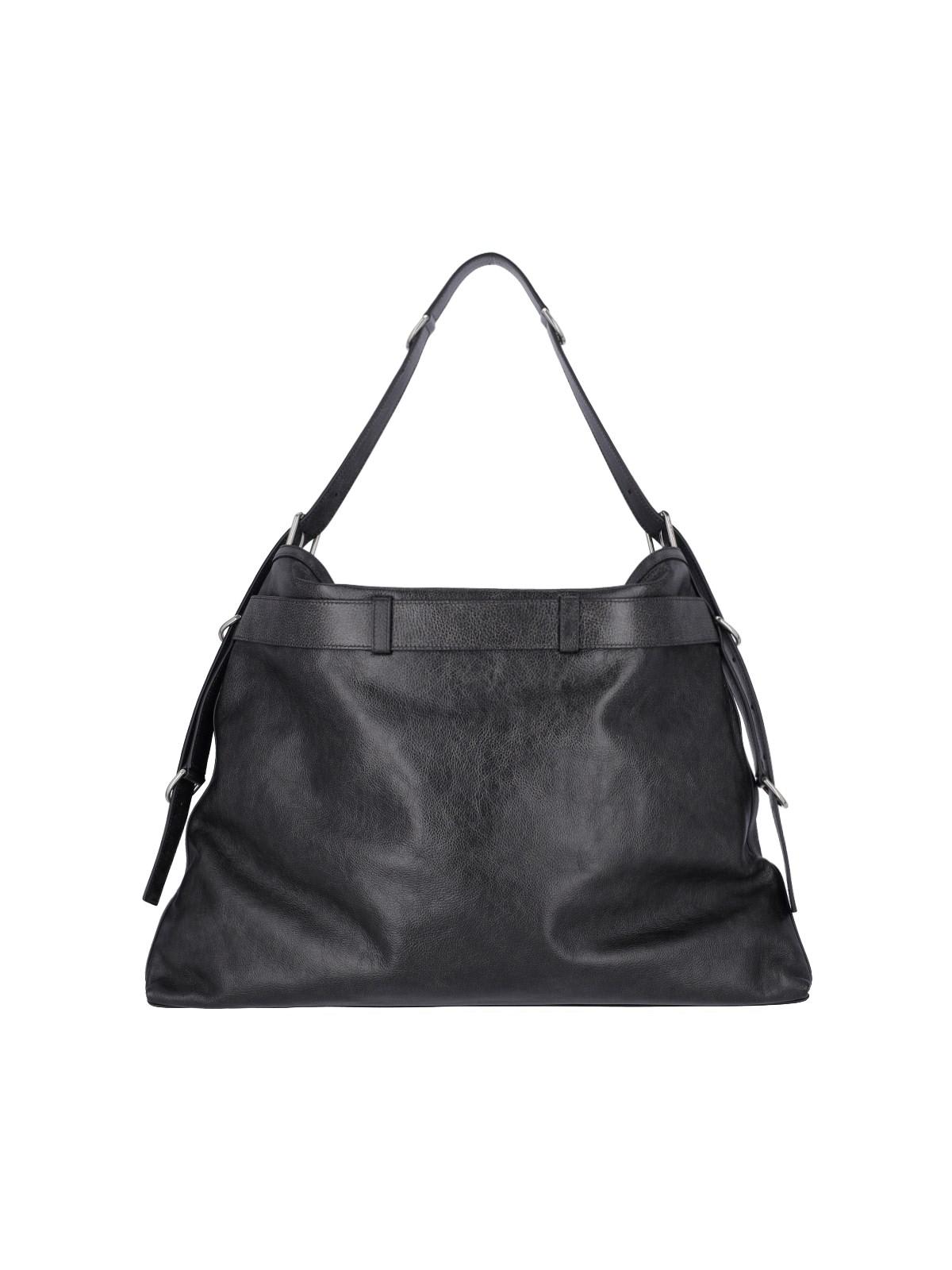Shop Givenchy Voyou Boyfriend Large Shoulder Bag In Black