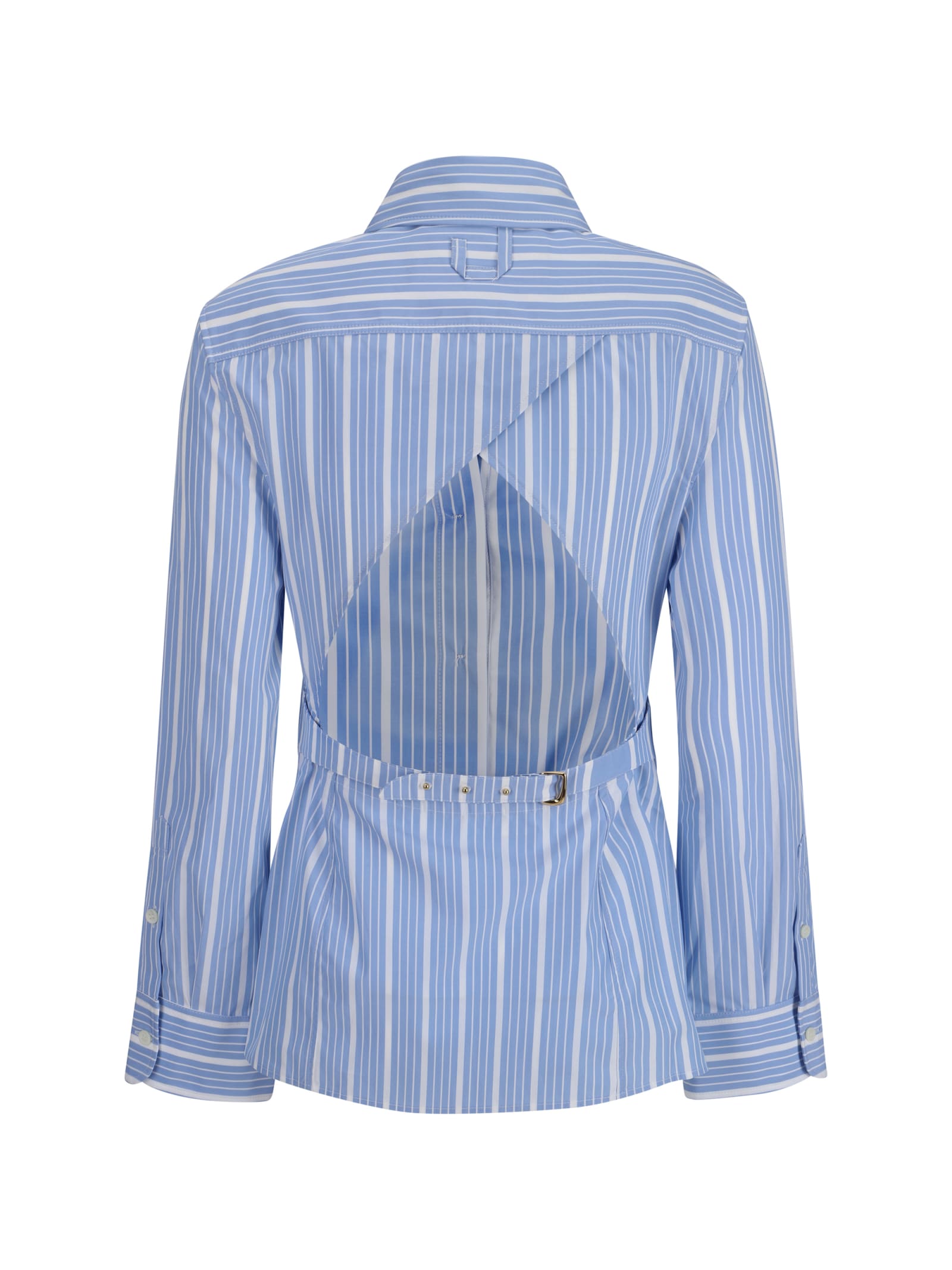 Shop Jacquemus Chemise De Costume Shirt In Jacquard Business Big Log