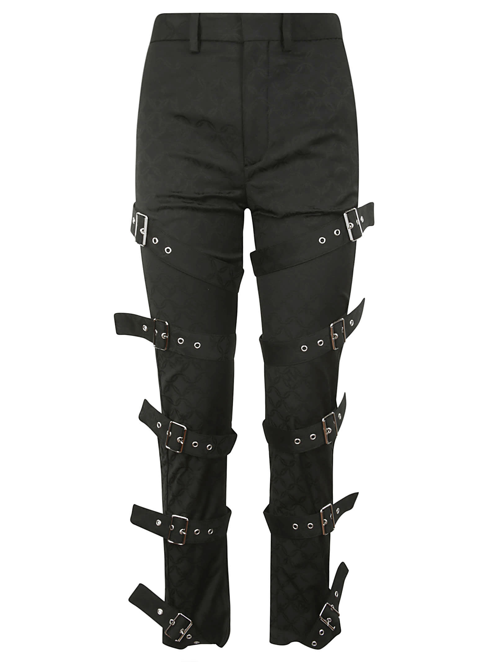 Charles Jeffrey Loverboy Geometric-Patterned Straight Leg Jeans