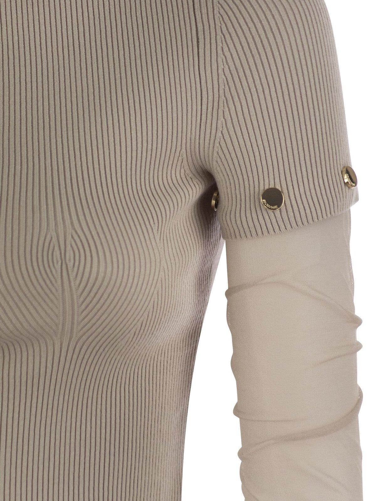 Sportmax Women's Alcide - Tight-fitting Stretch Viscose Jersey In Beige