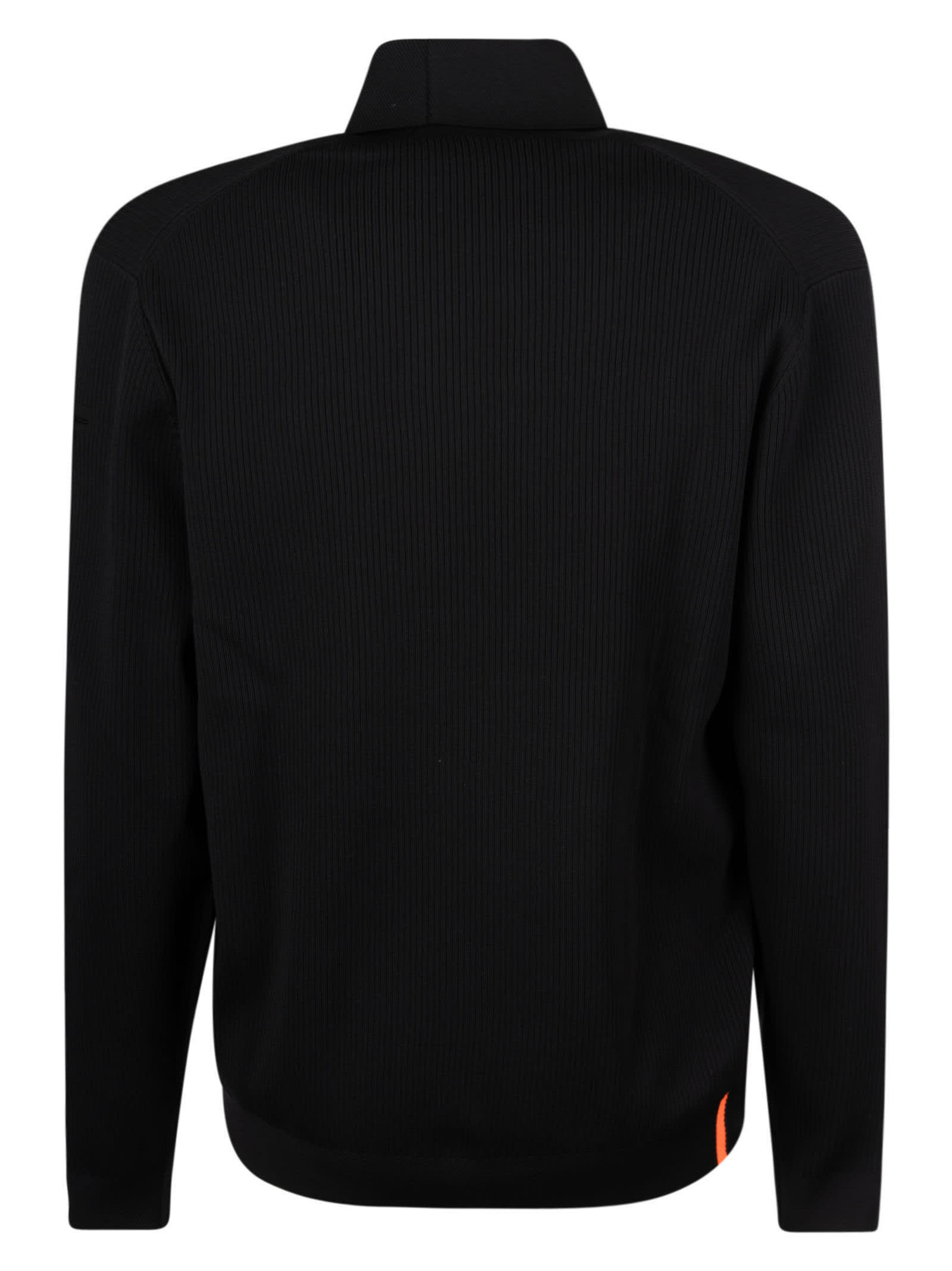 Shop Rrd - Roberto Ricci Design Amos Lupin Turtleneck Knit Sweater In Blue/black