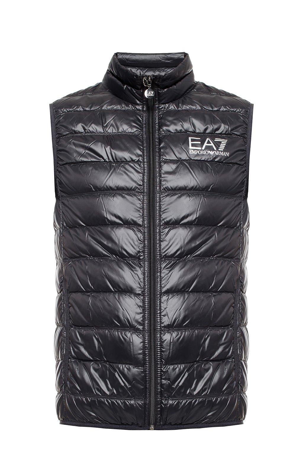 EA7 QUILTED VEST WITH A LOGO