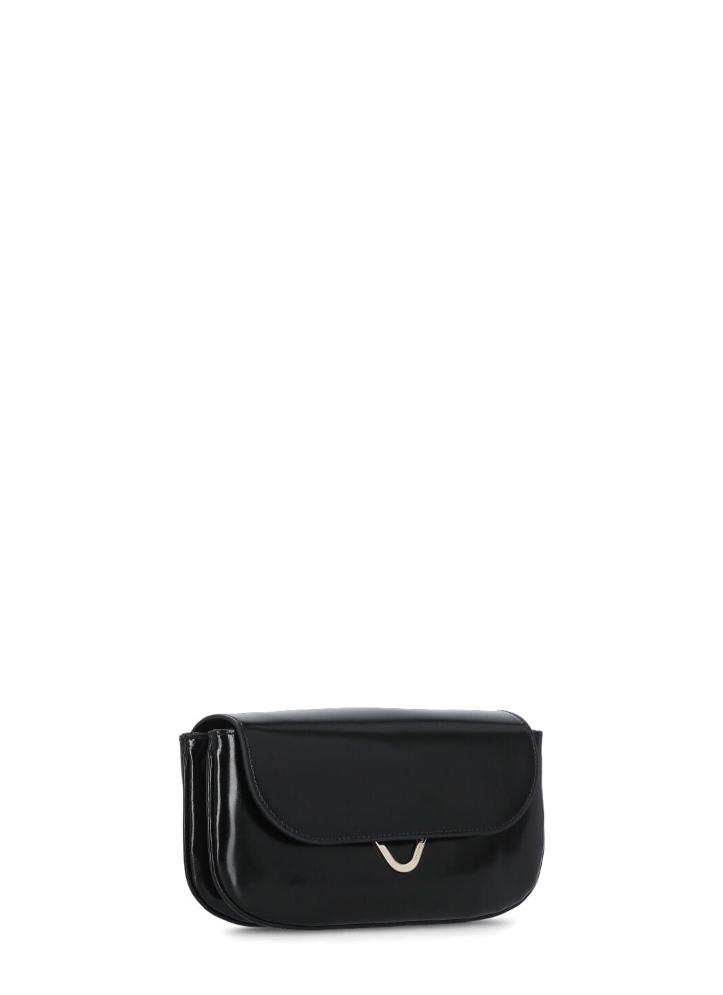 Shop Coccinelle Shiny Calf Bag In Black