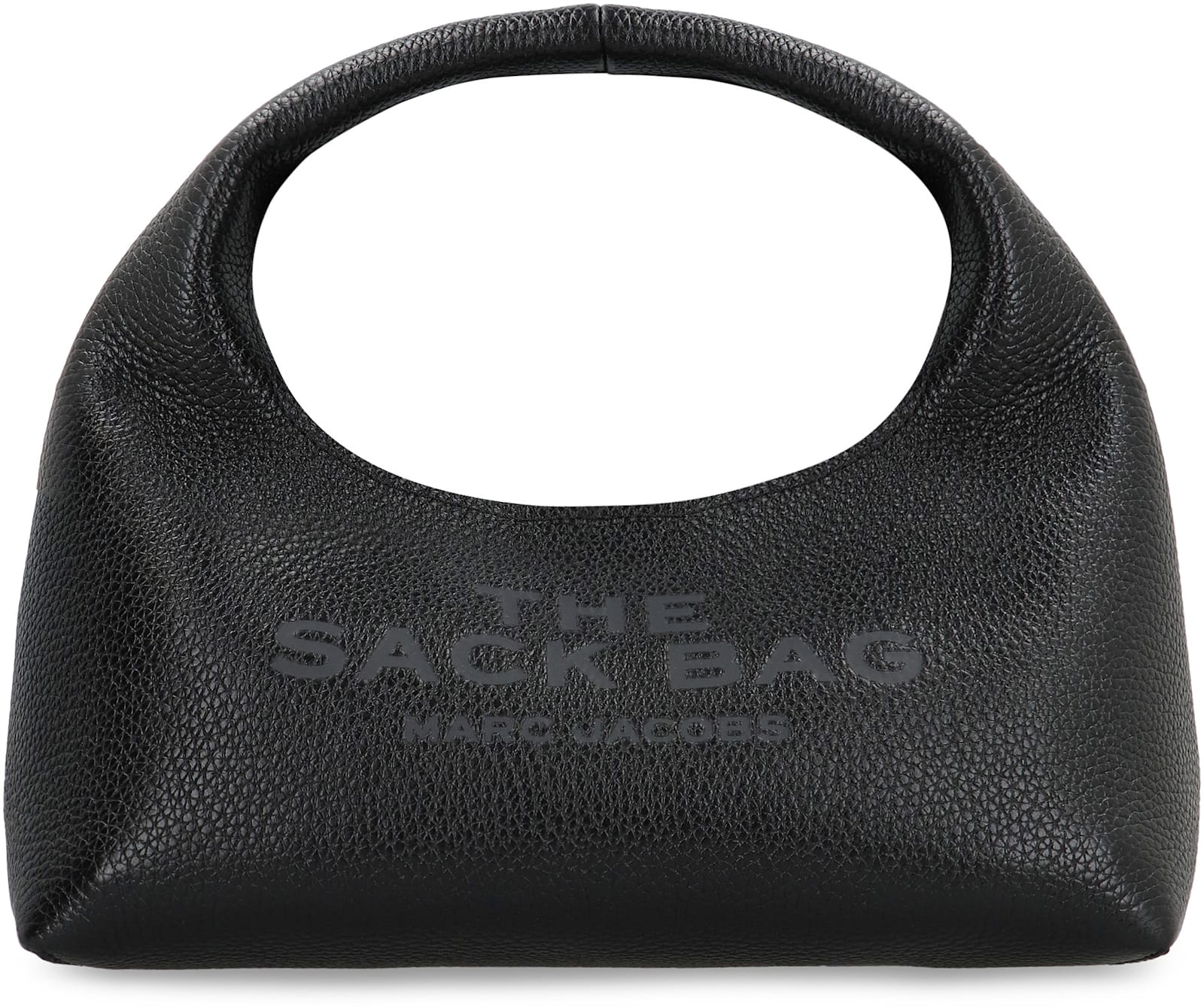 Shop Marc Jacobs The Mini Sack Bag Leather In Black