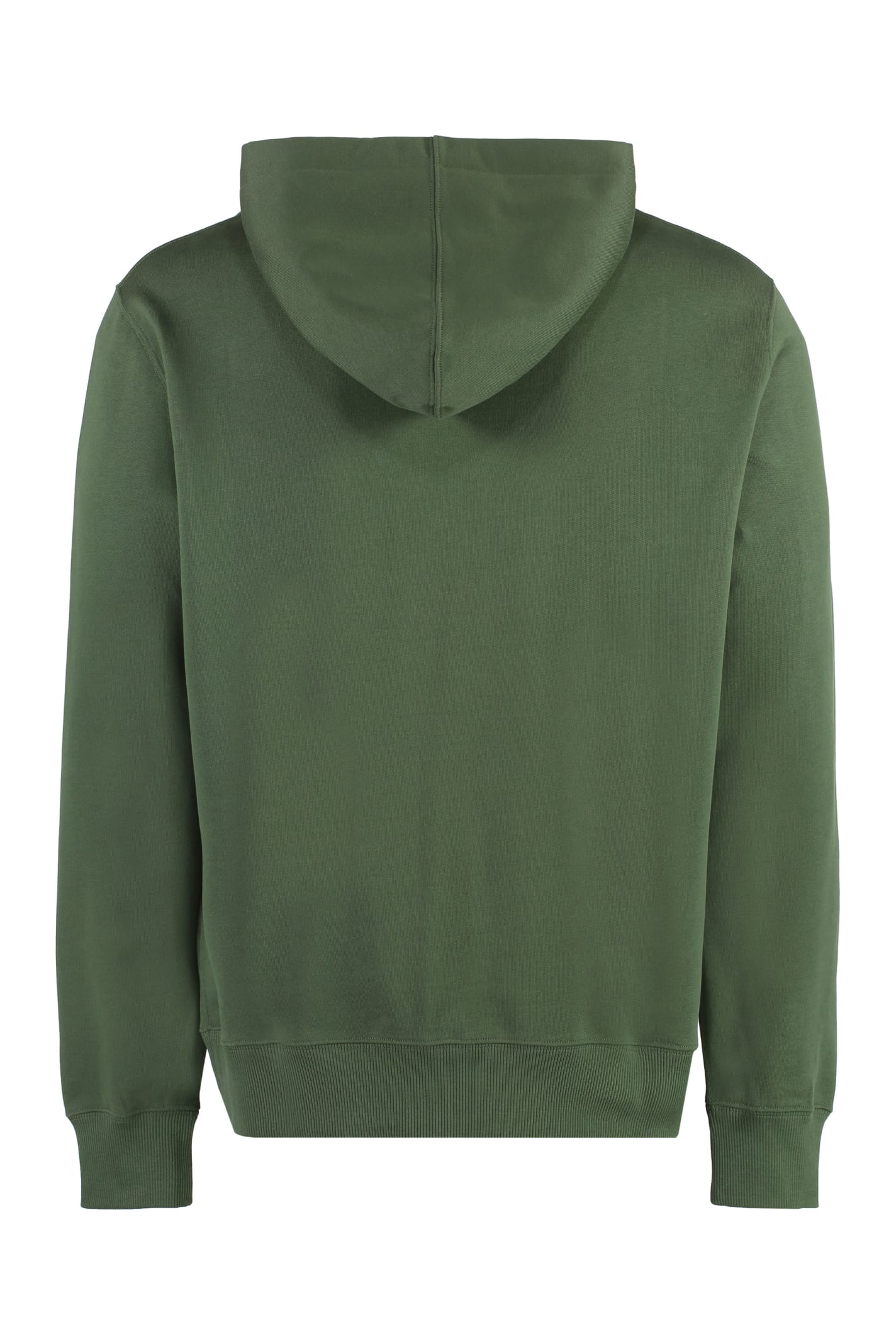 Shop Etro Cotton Hoodie In Green