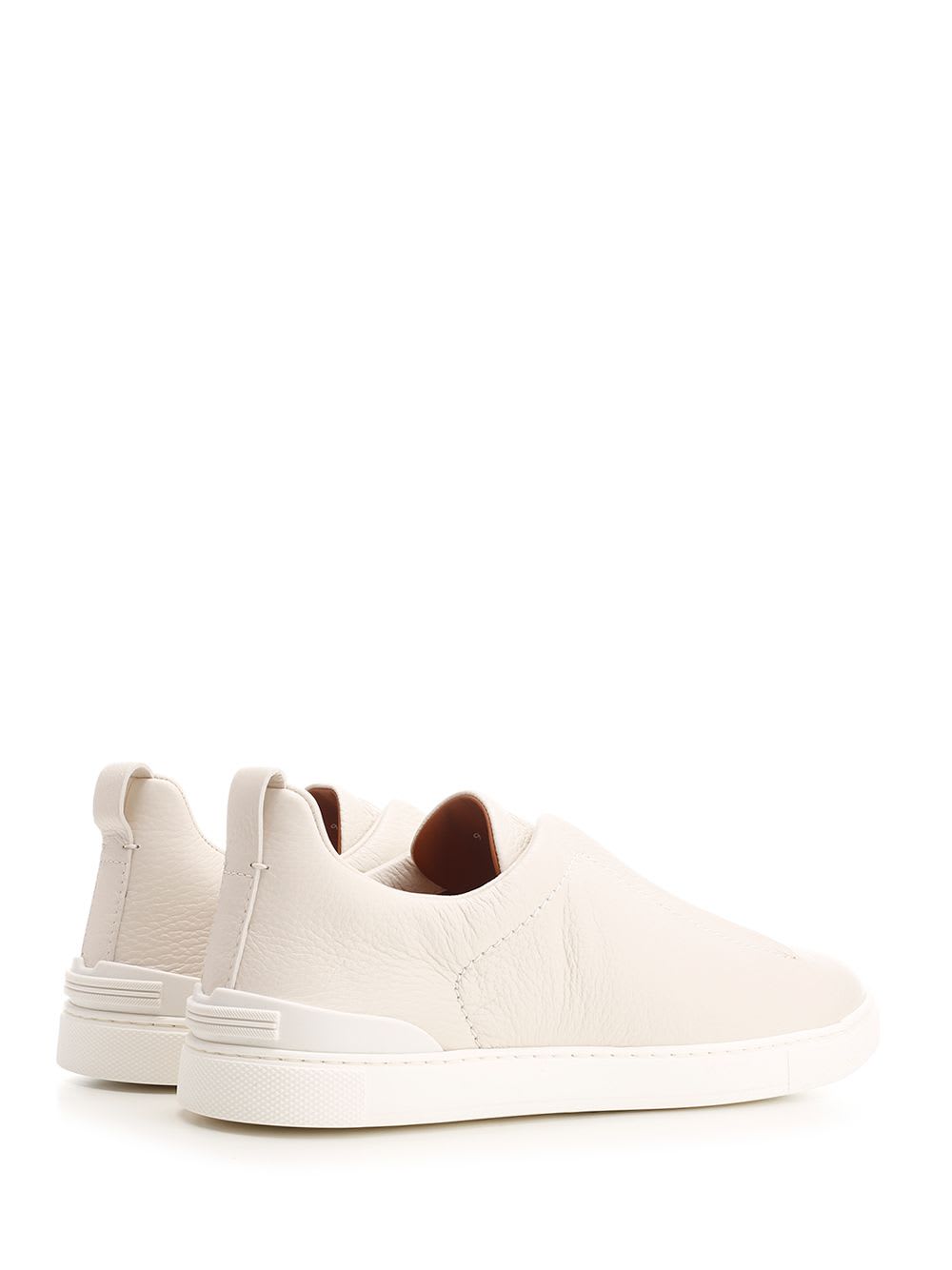 Zegna Triple Stitch Low Top Sneakers