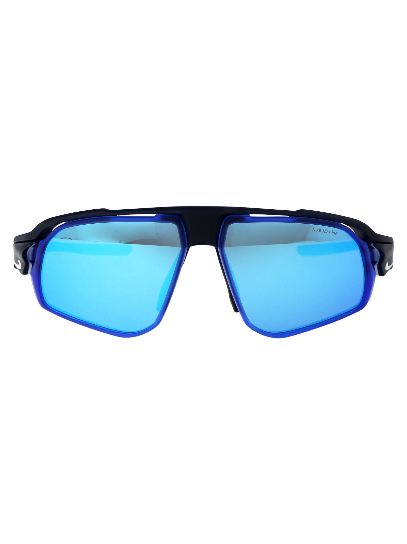 Nike Flyfree M Sunglasses In 410 Blue Mirror Matte Navy