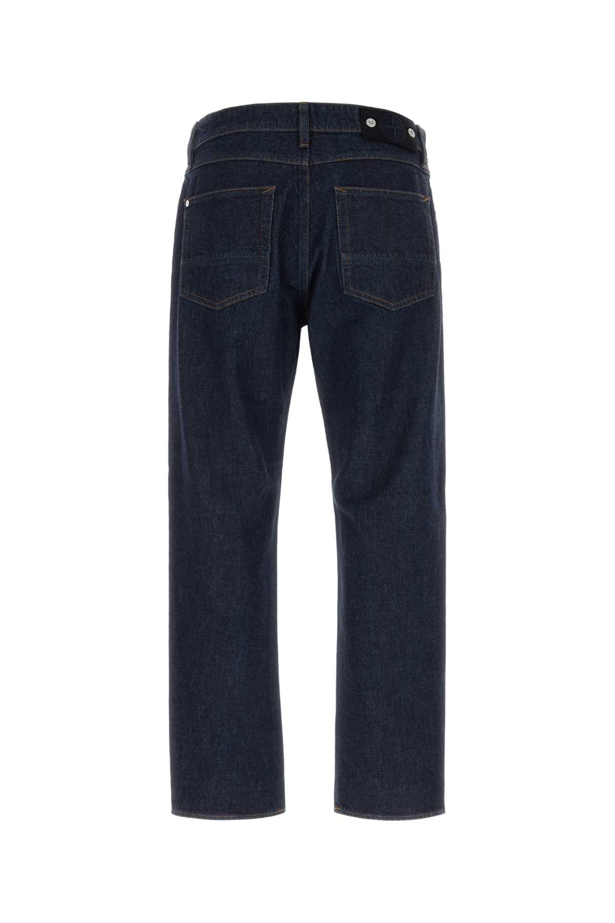 Stone Island Trousers Denim-rinsed Jeans Blue