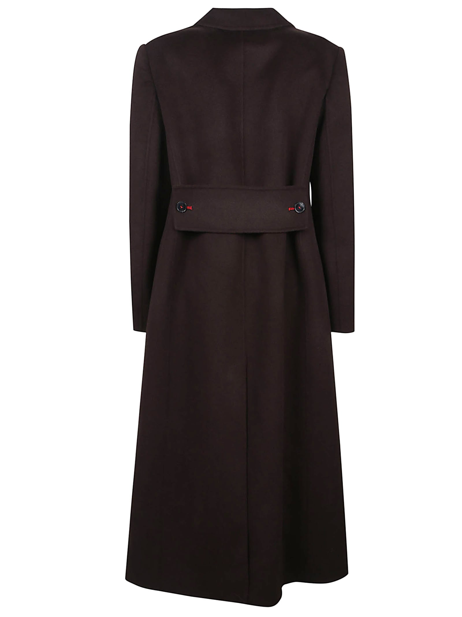 Victoria Beckham Double Faced Over Coat In Brown