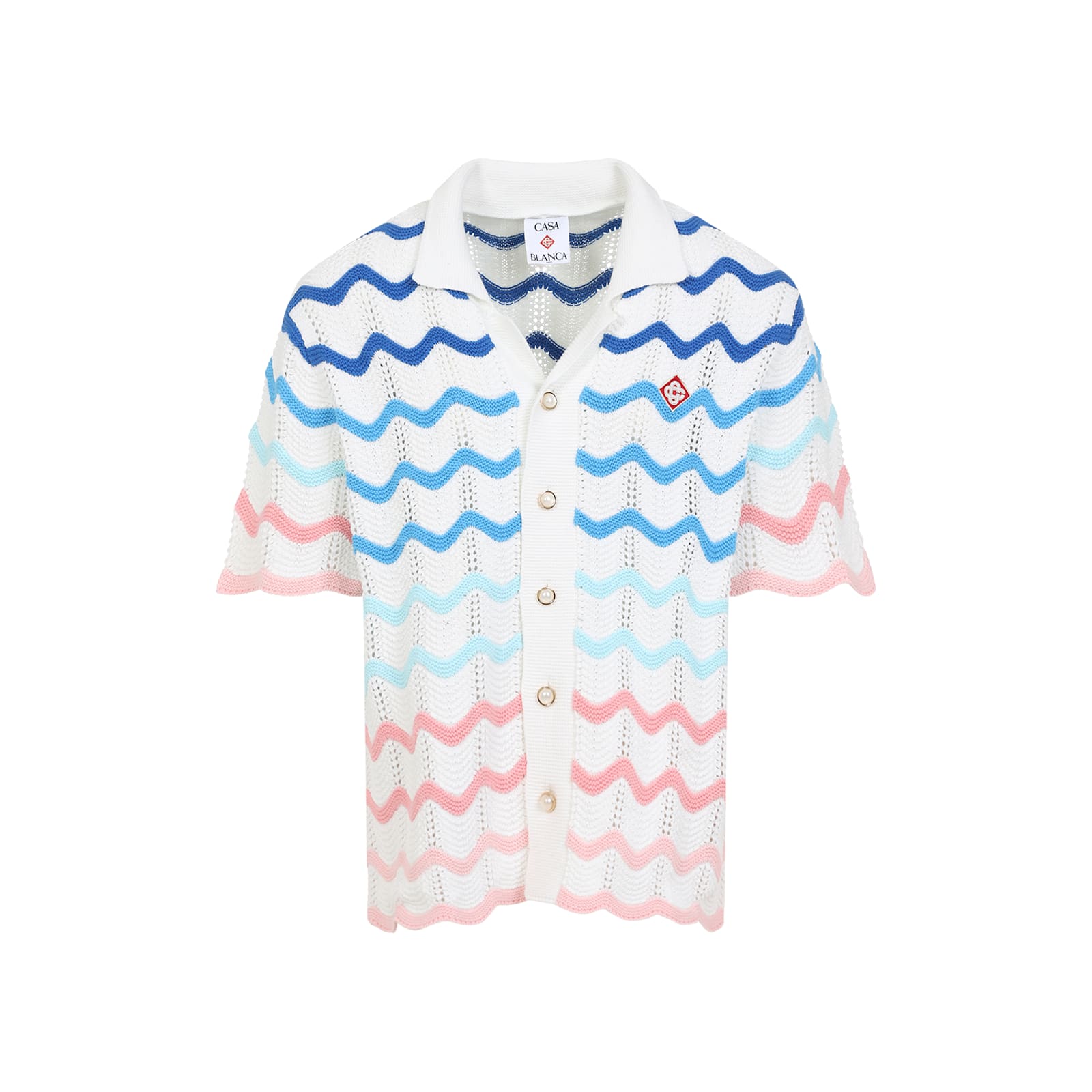 Casablanca Wave Shirt In Multi