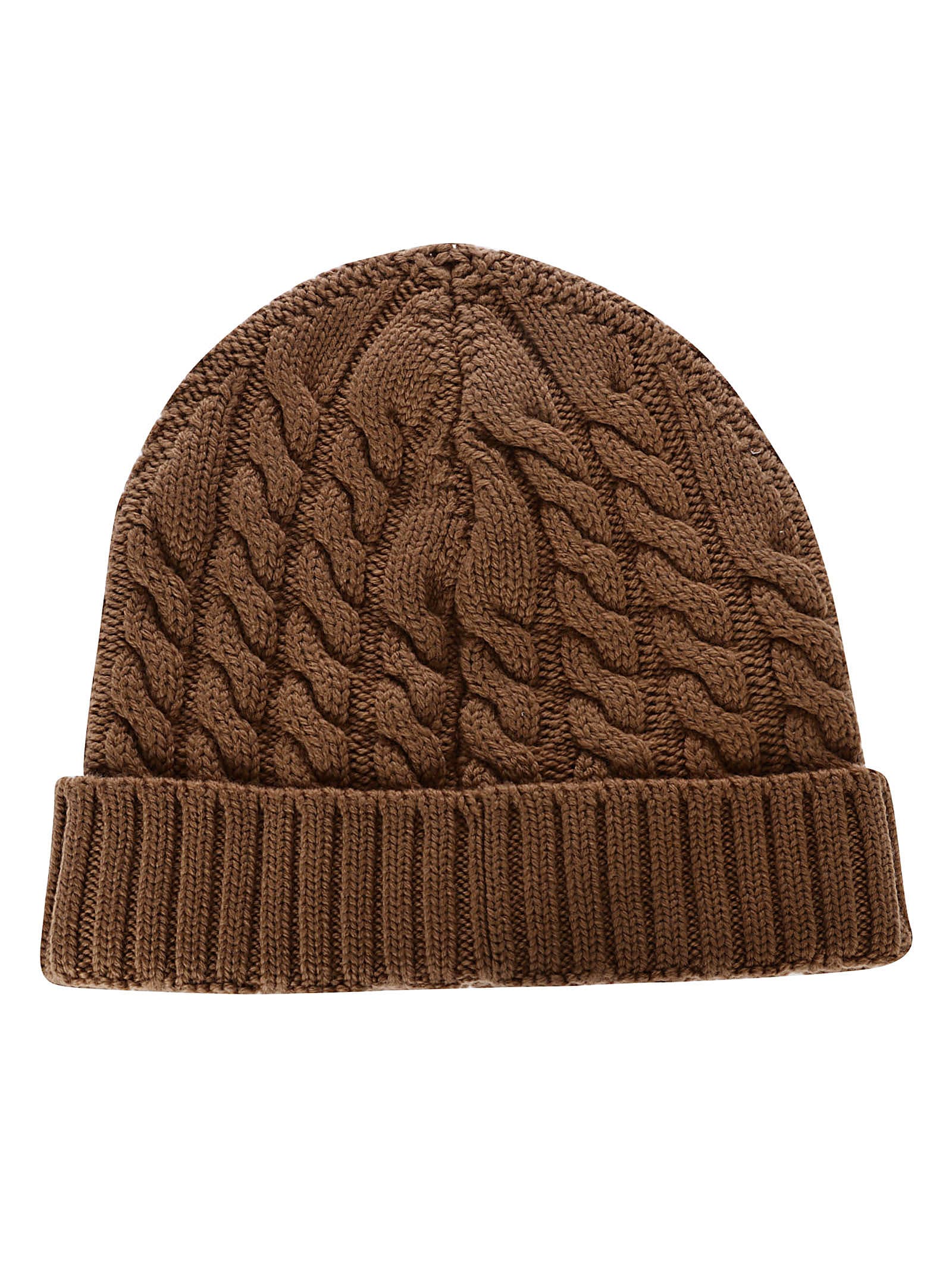 Eleventy Eleventy Cable Knitted Beanie - Brown - 11069118 | italist