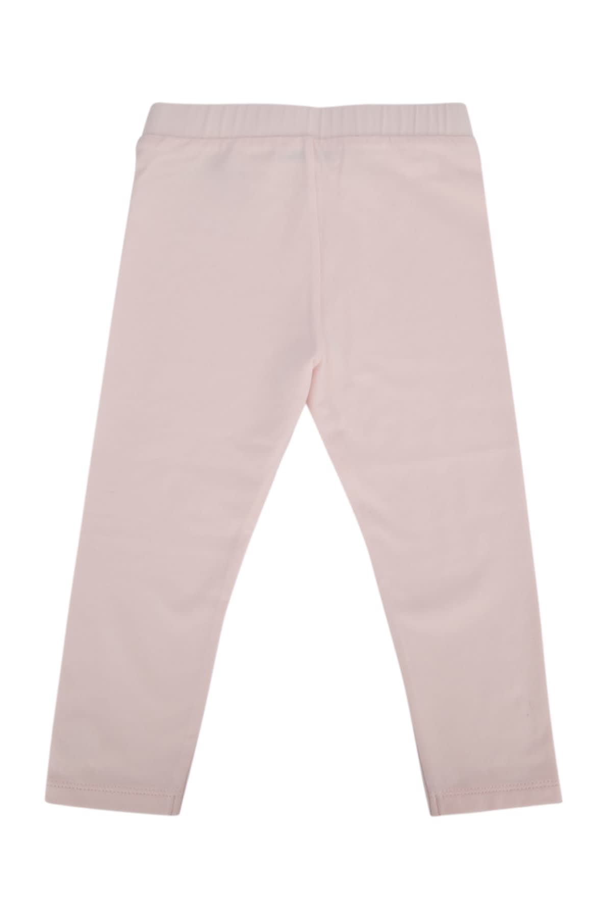 Moncler Pink Sweatshirt For Baby Girl With Logo In 503