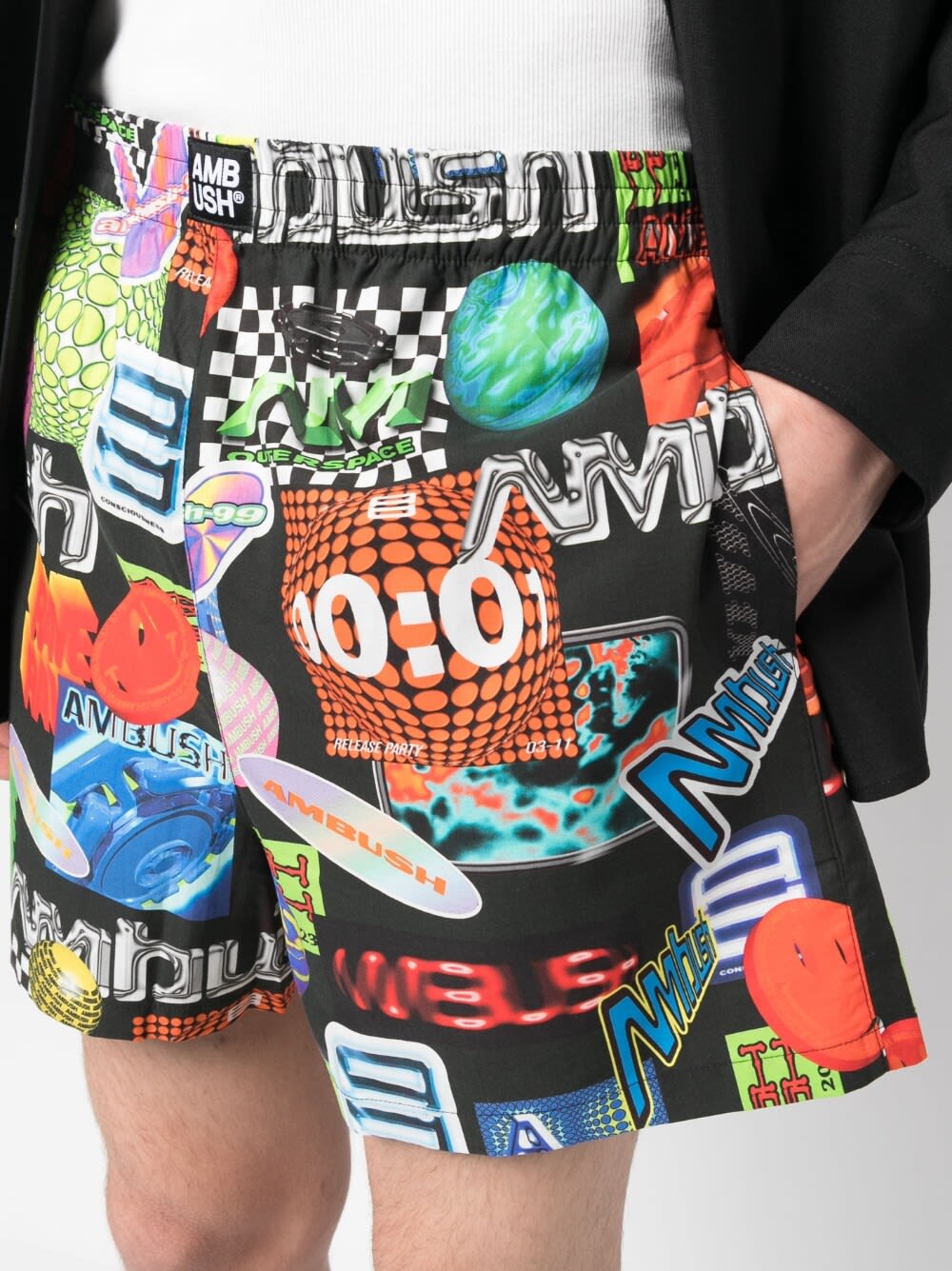 Ambush Printed Shorts In Multi