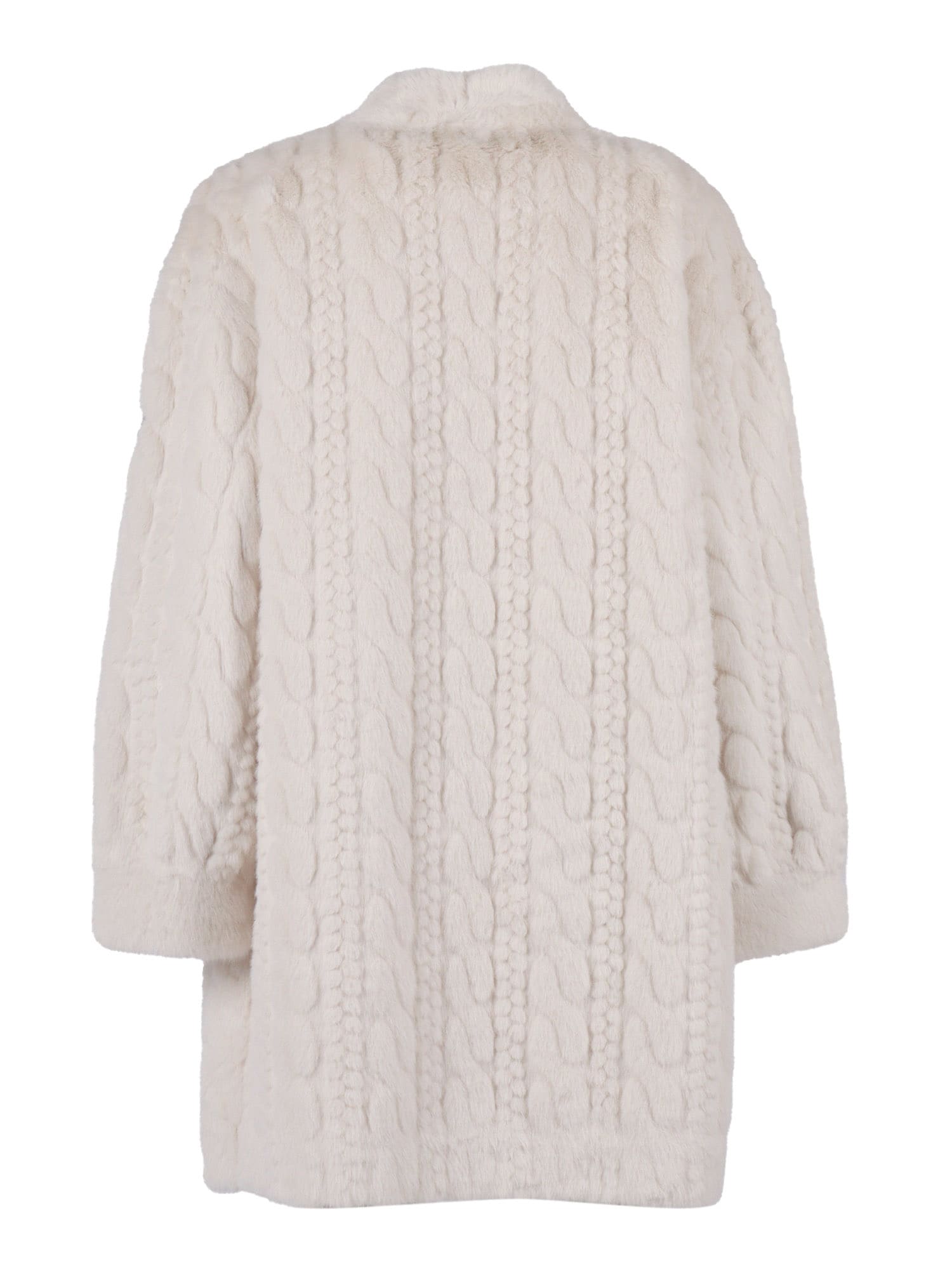 Ermanno Ermanno Scervino Coat In Neutral