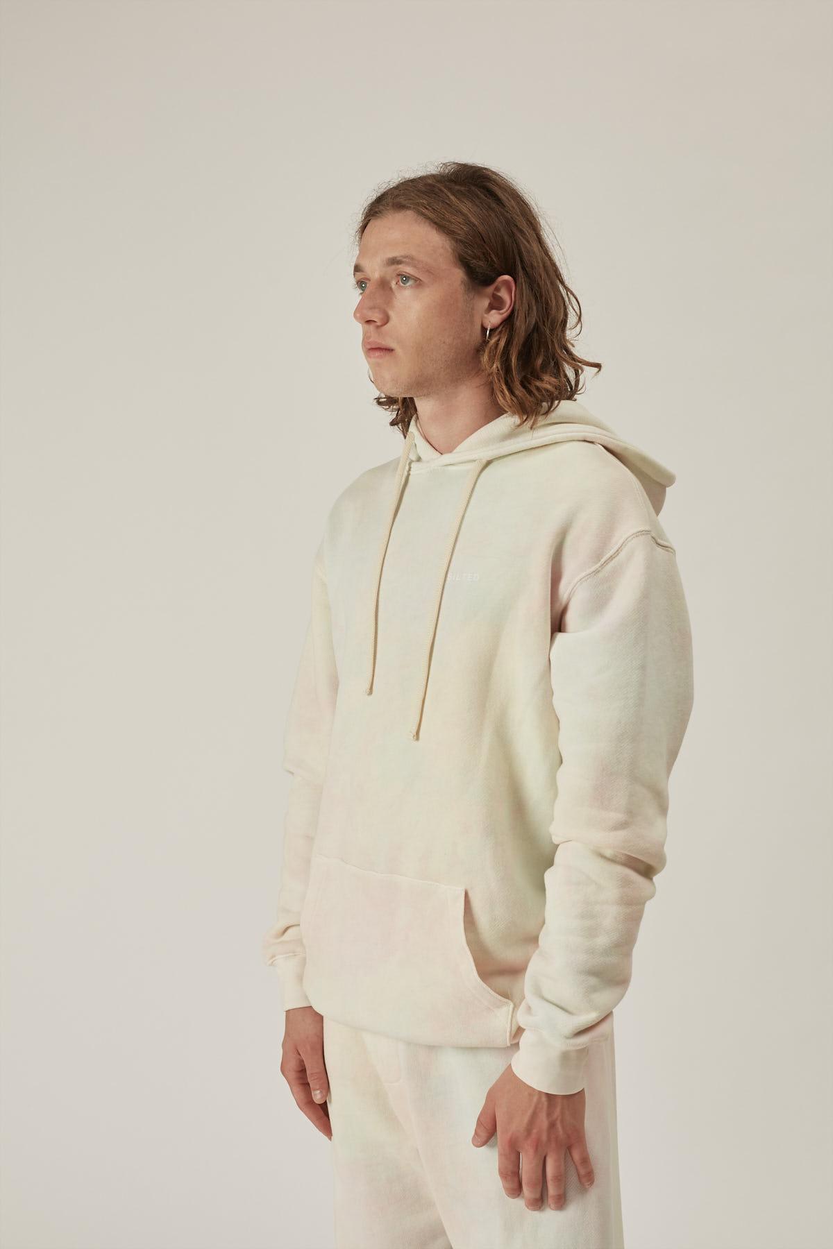 Silted Shades Hoodie Clouds Dyed