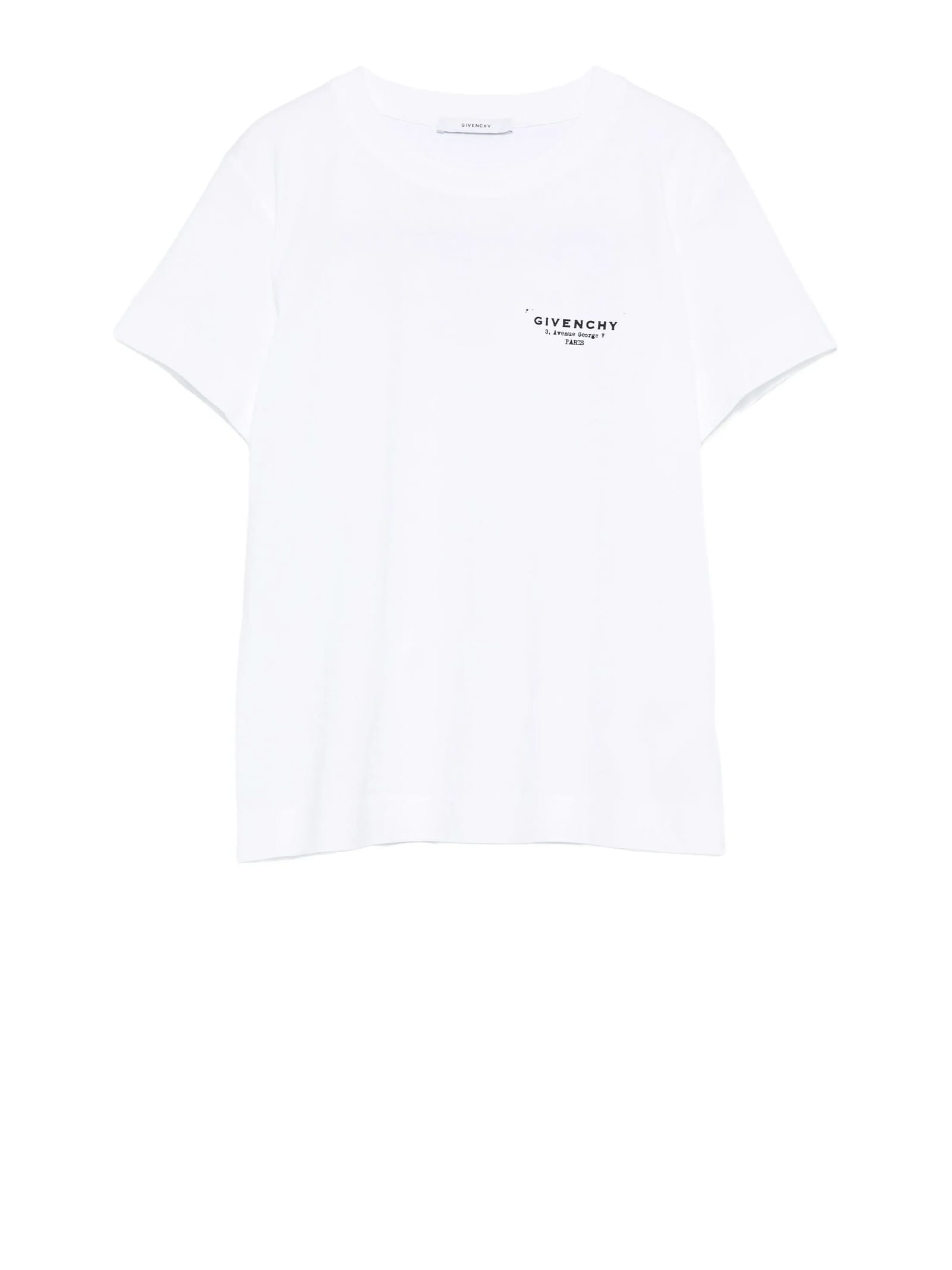 Givenchy Regular Fit Cotton T-shirt With Logo Design In White