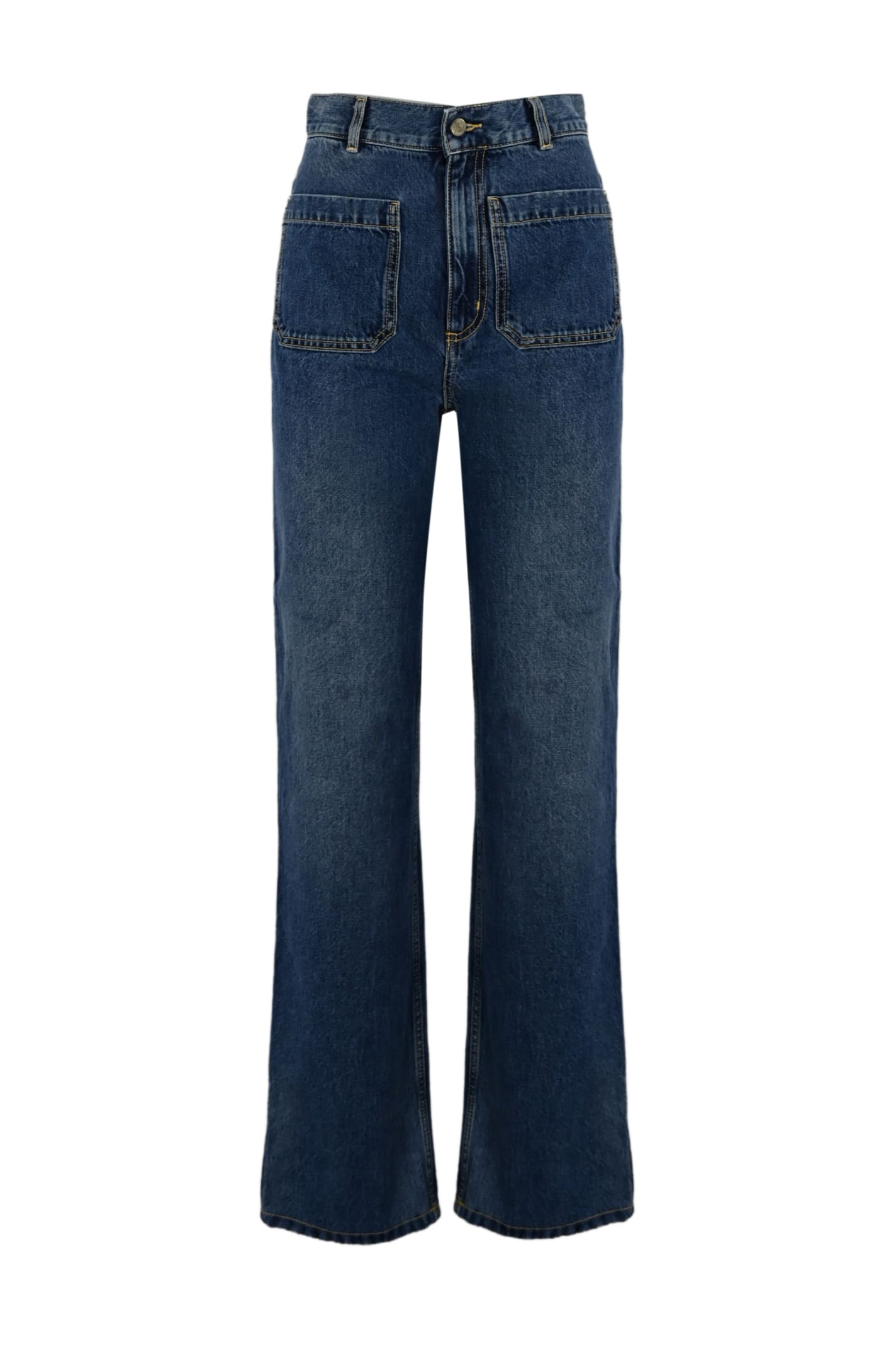 Roy Rogers Roÿ Roger's Woman Jeans Blue Size 31 Cotton, Polyester, Rubber In Denim