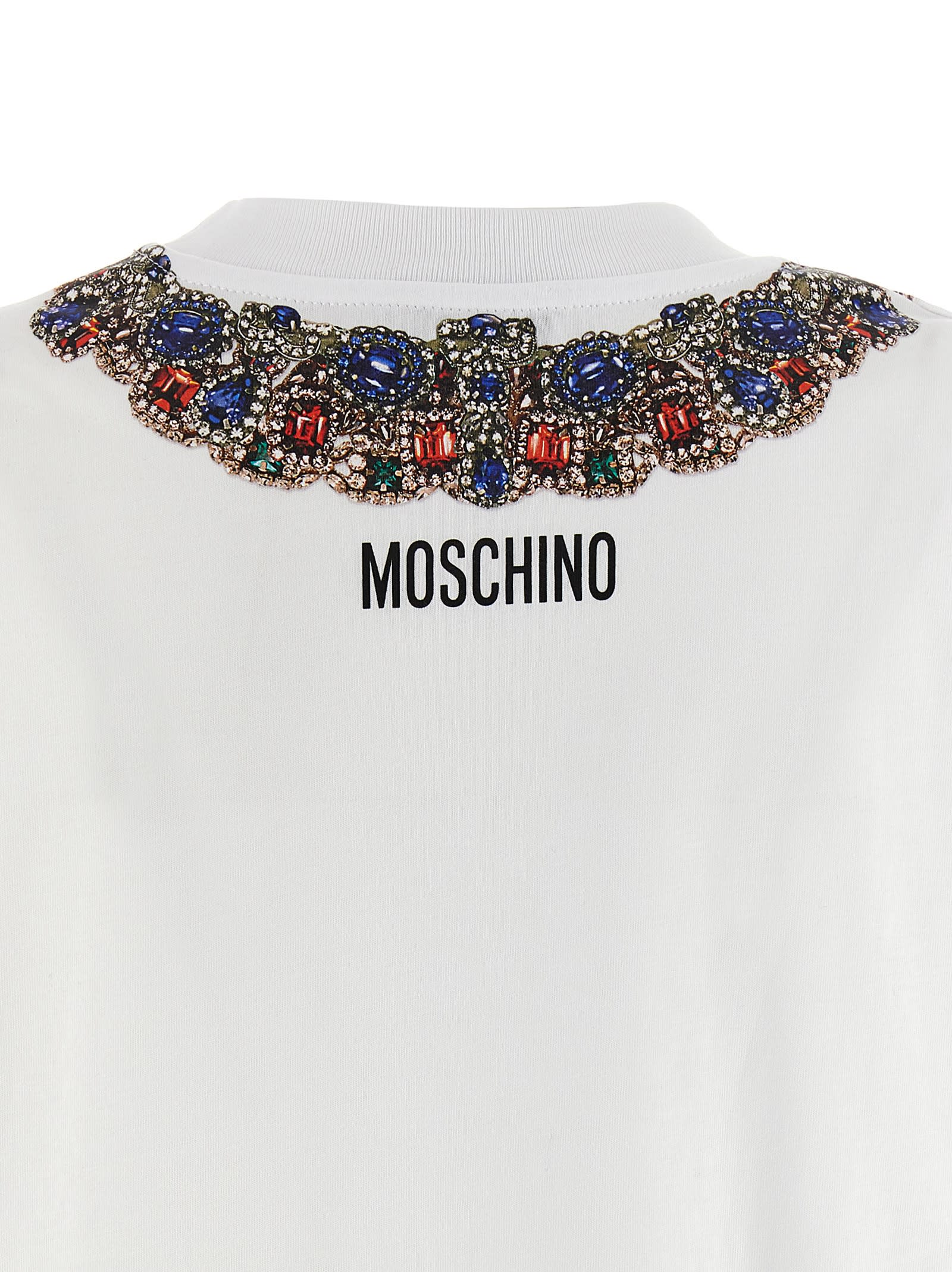 Moschino Jewel Print T-shirt In Multi