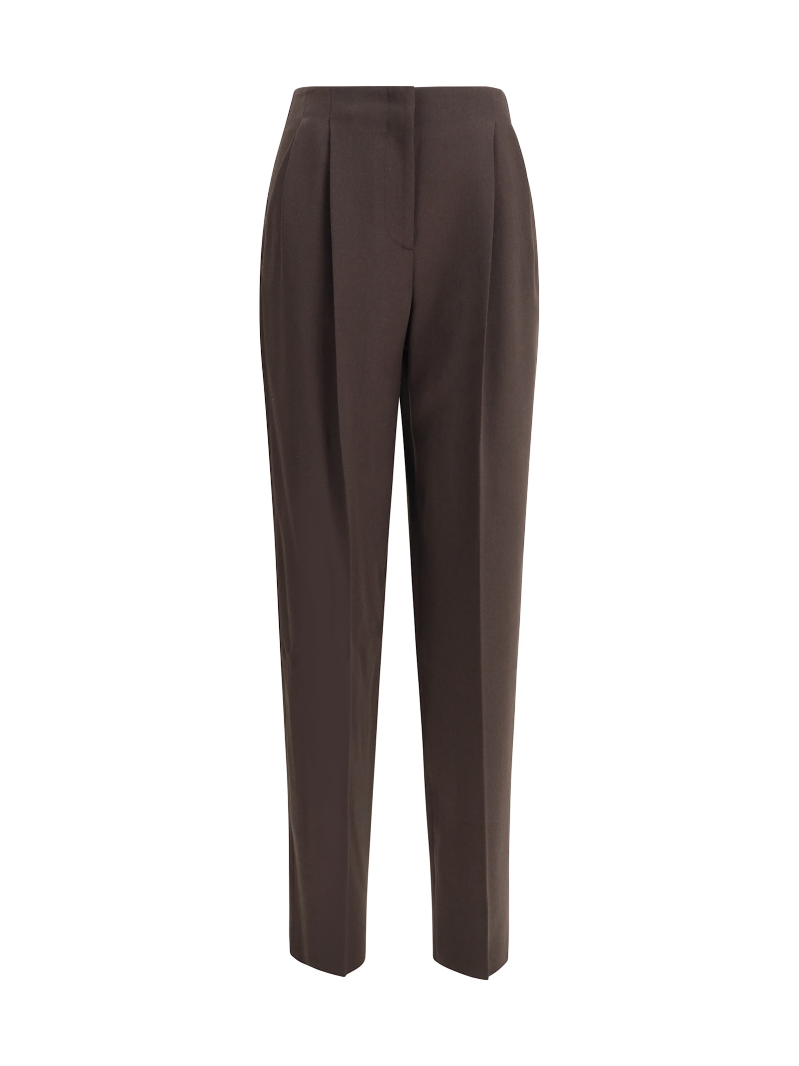 Giorgio Armani One Dart Pants In Brown