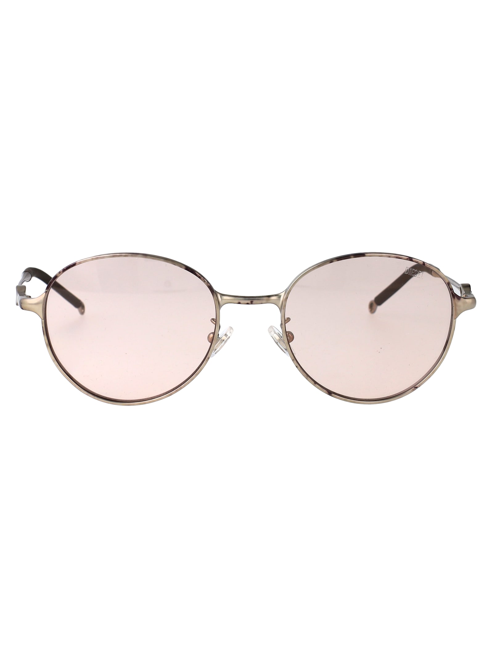 Diesel 0dl1012d Sunglasses In Gold