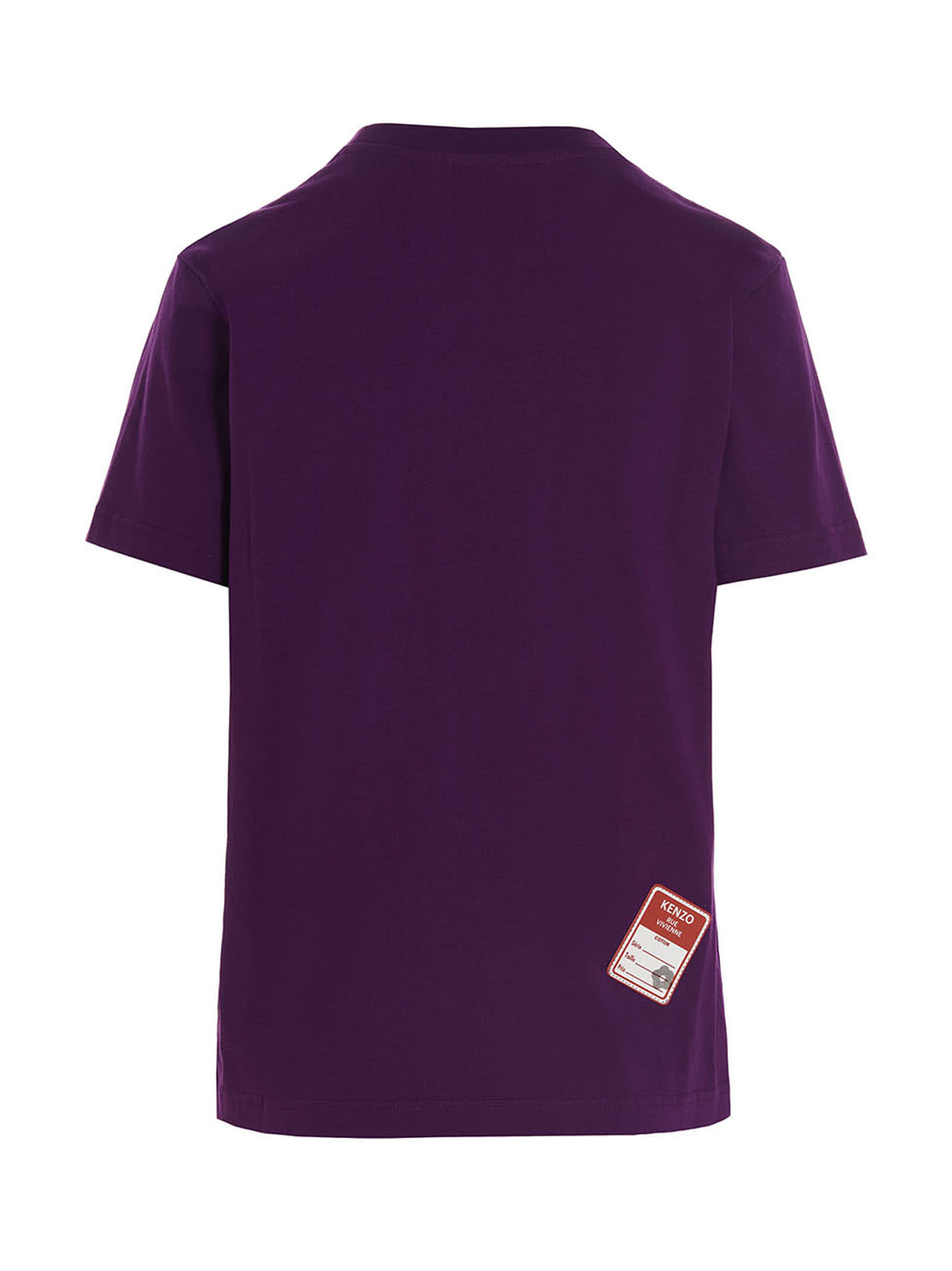 Shop Kenzo Rue Vivi American T-shirt In Violet