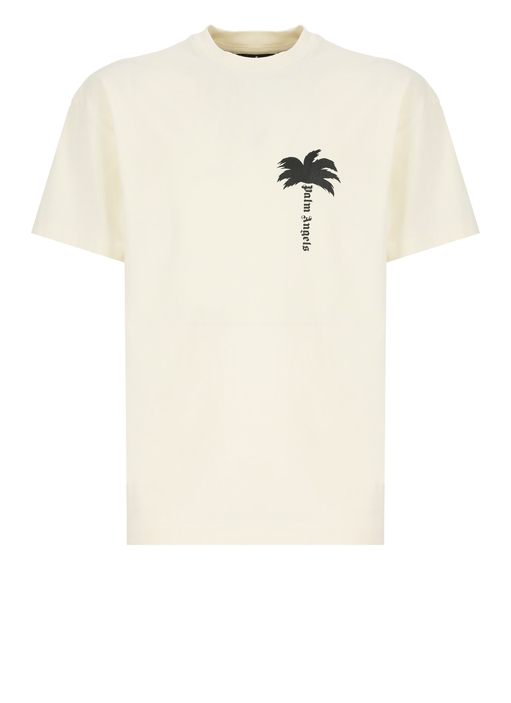 Shop Palm Angels The Palm T-shirt In Ivory