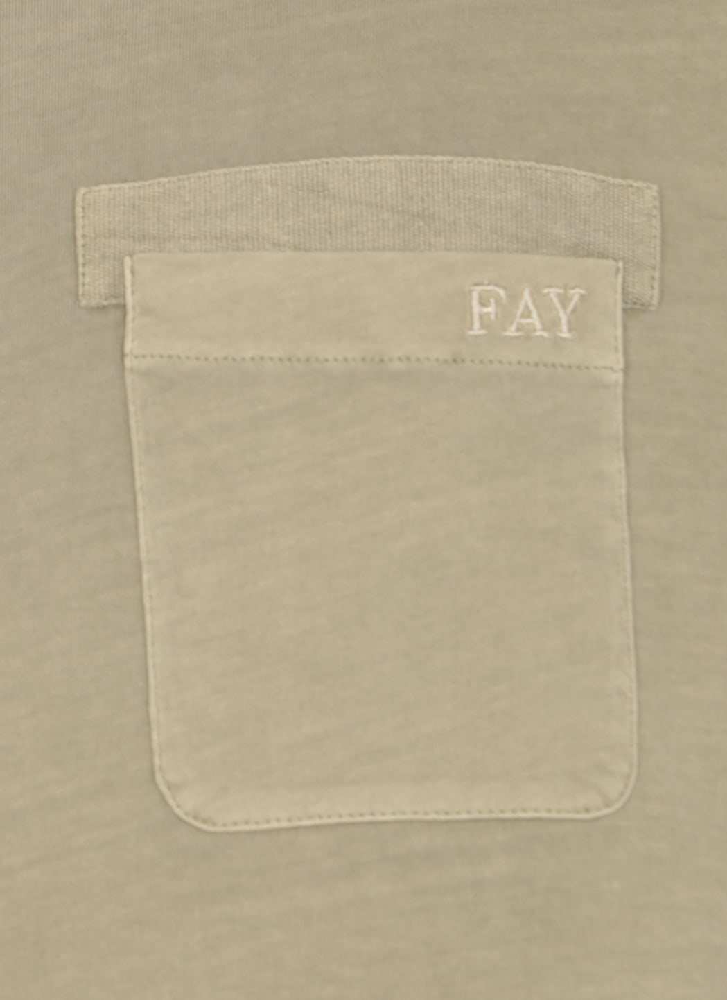 Shop Fay Logoed T-shirt In Green