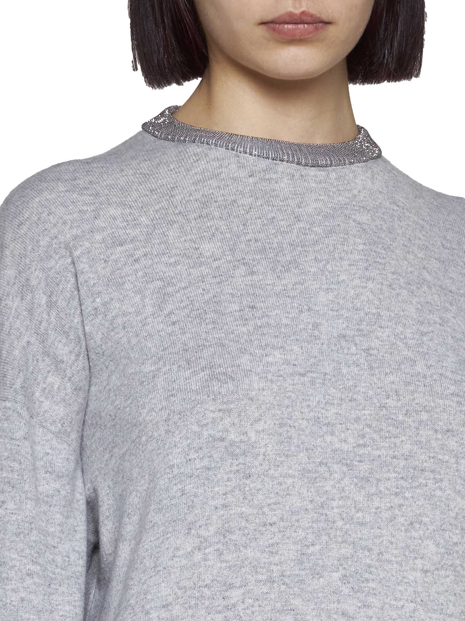 Shop Brunello Cucinelli Sweater In Ciottolo