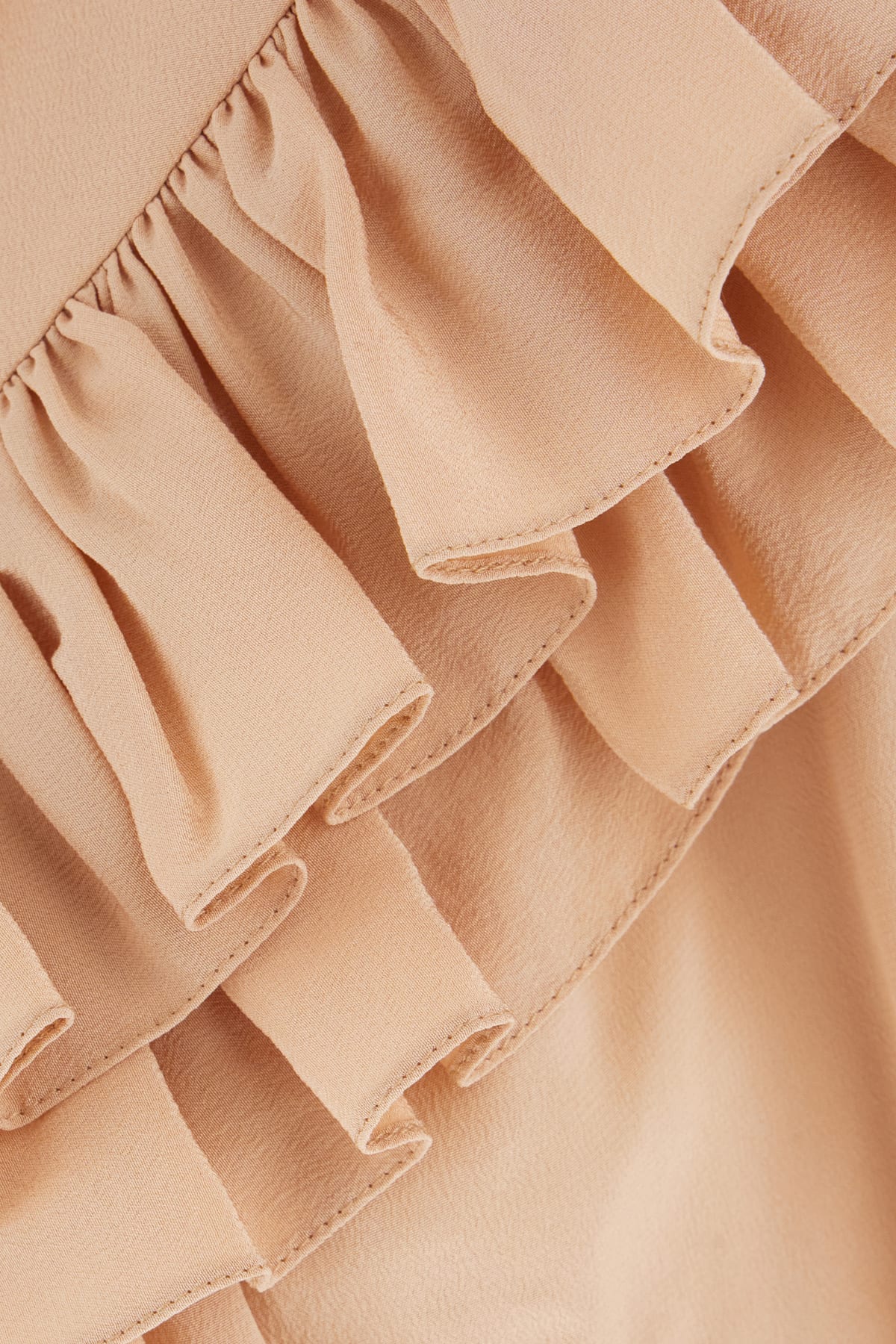 Chloé Skin Pink Silk Blouse In White